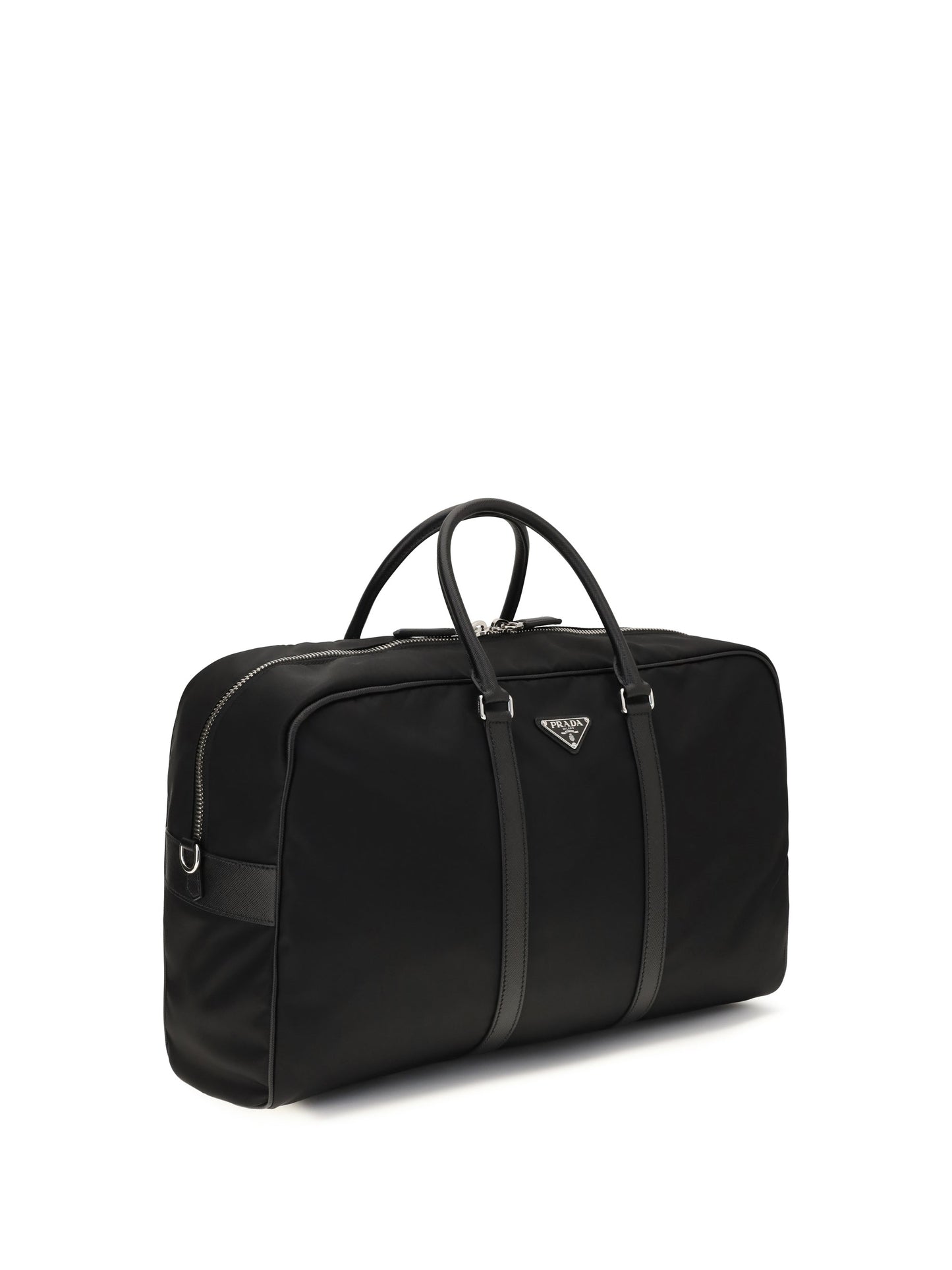 Prada Men Travel Bag In Re-Nylon And Saffiano