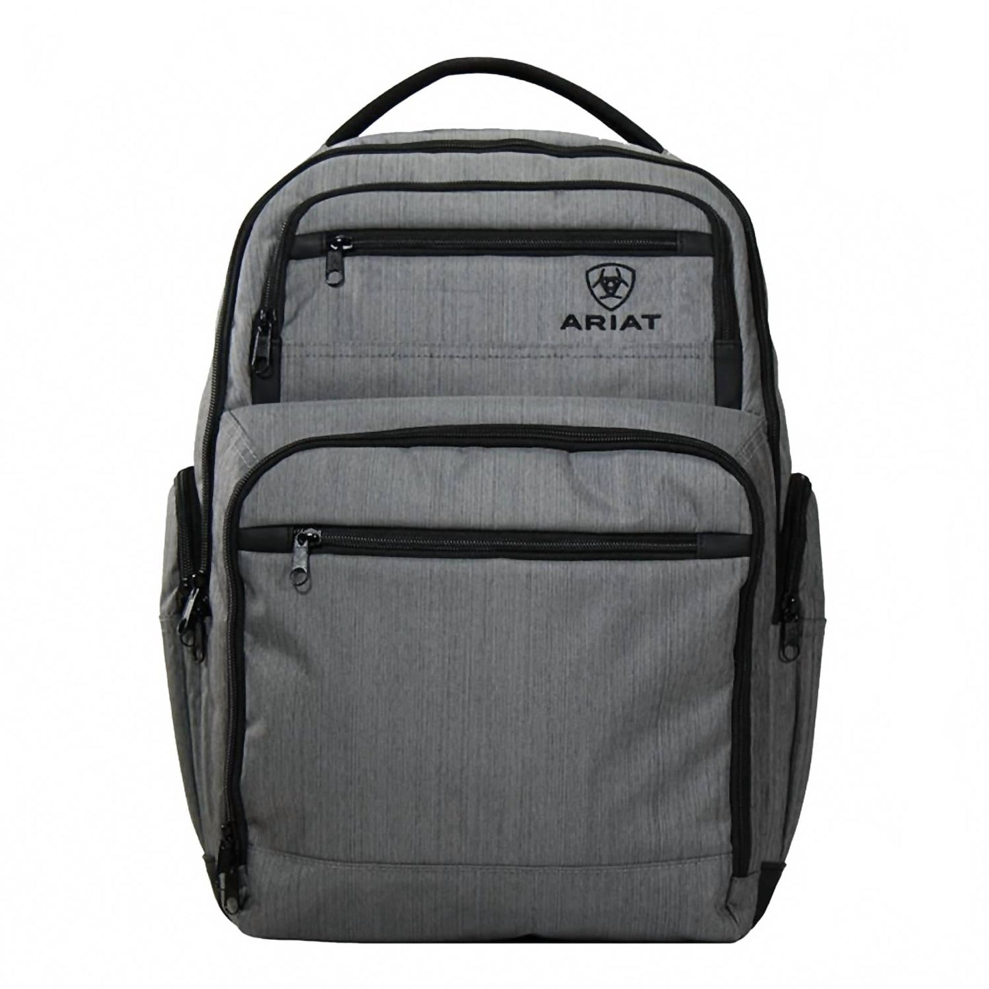 Men's Canvas Laptop Backpack In Grey