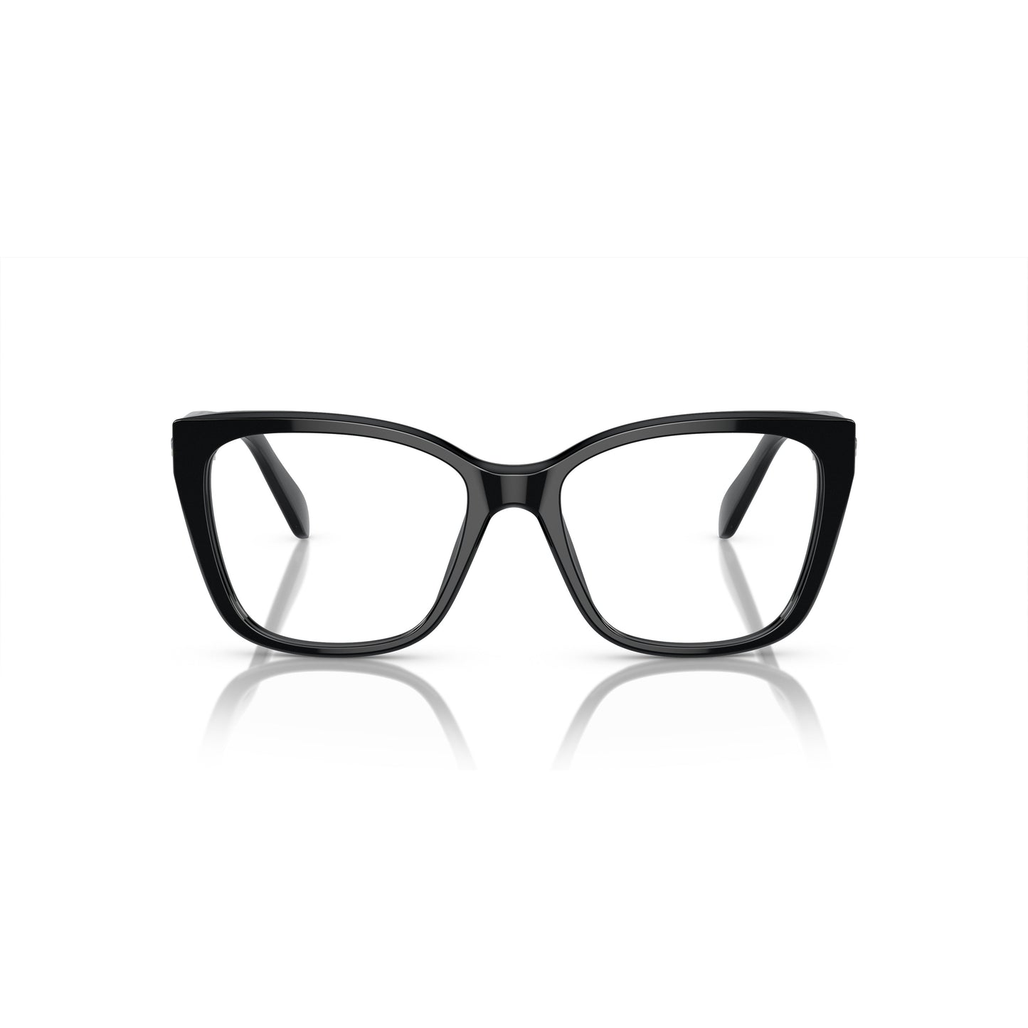 0Sk2008 Oversized Square Frame Eyeglasses with Crystal Embellishments