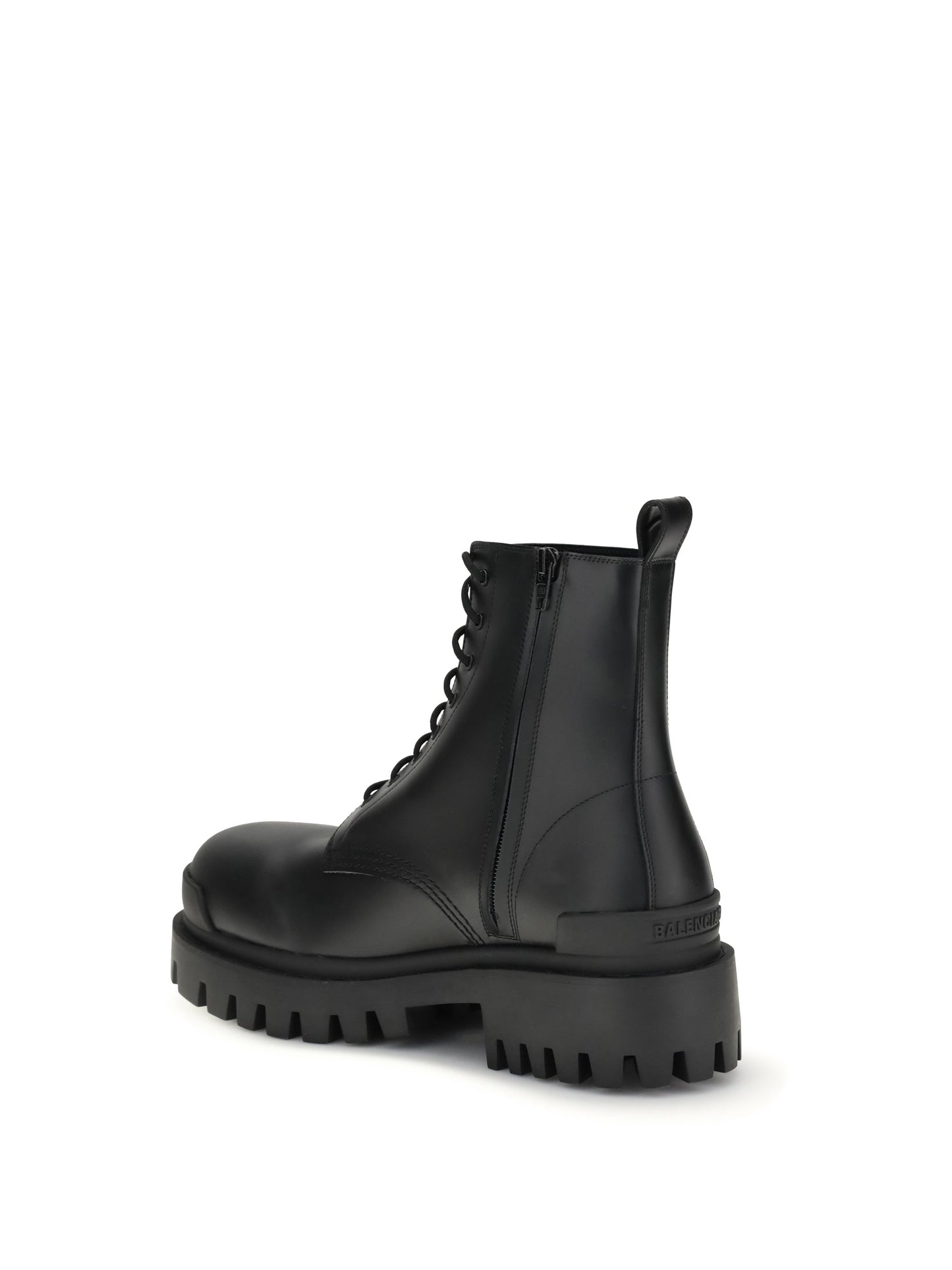 Balenciaga Men Strike Lace-Up Boots