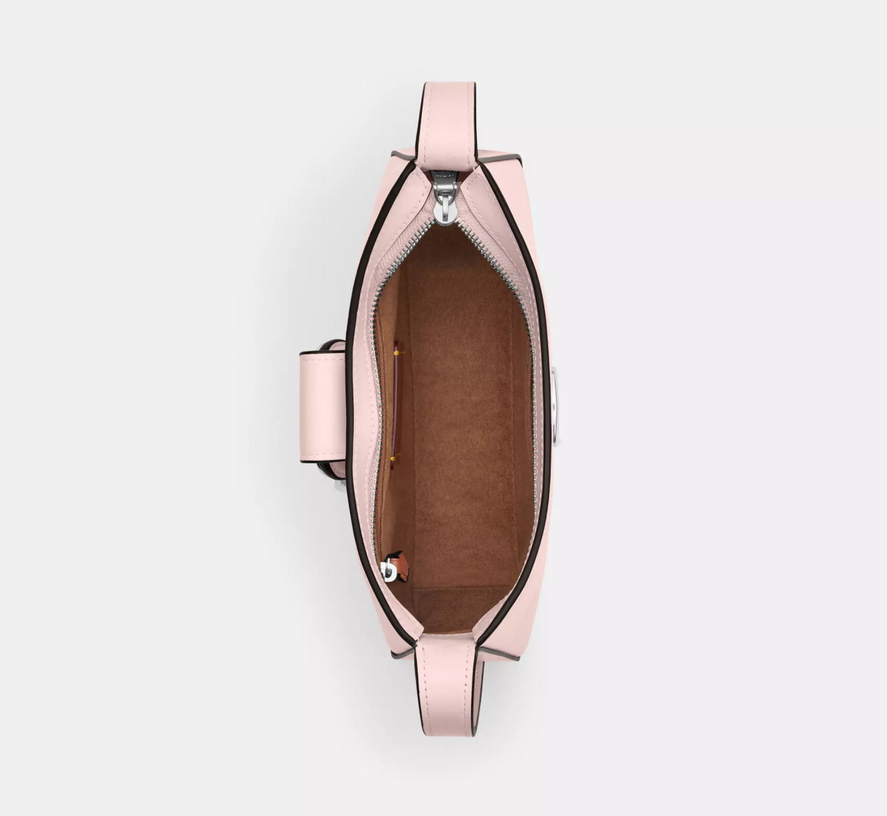 NWT Coach Leather Eliza Shoulder Bag With Zipper Closure in Blush
