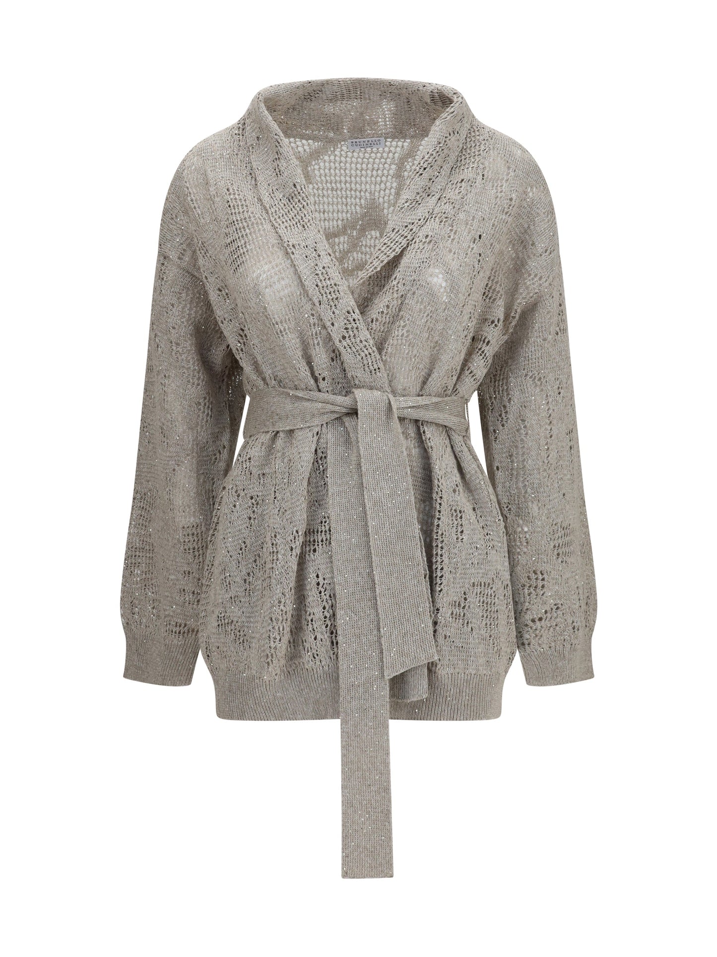 Brunello Cucinelli Women Cotton And Linen Cardigan