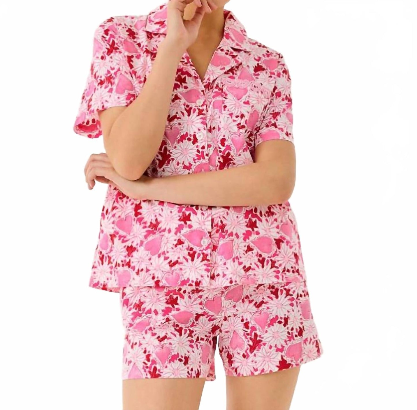 Elly Pj Boxer In Coconut Dear Heart