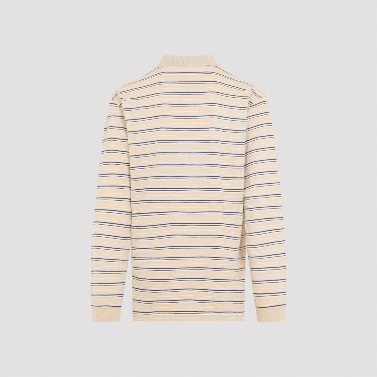 Prada Striped Piqué Polo Men