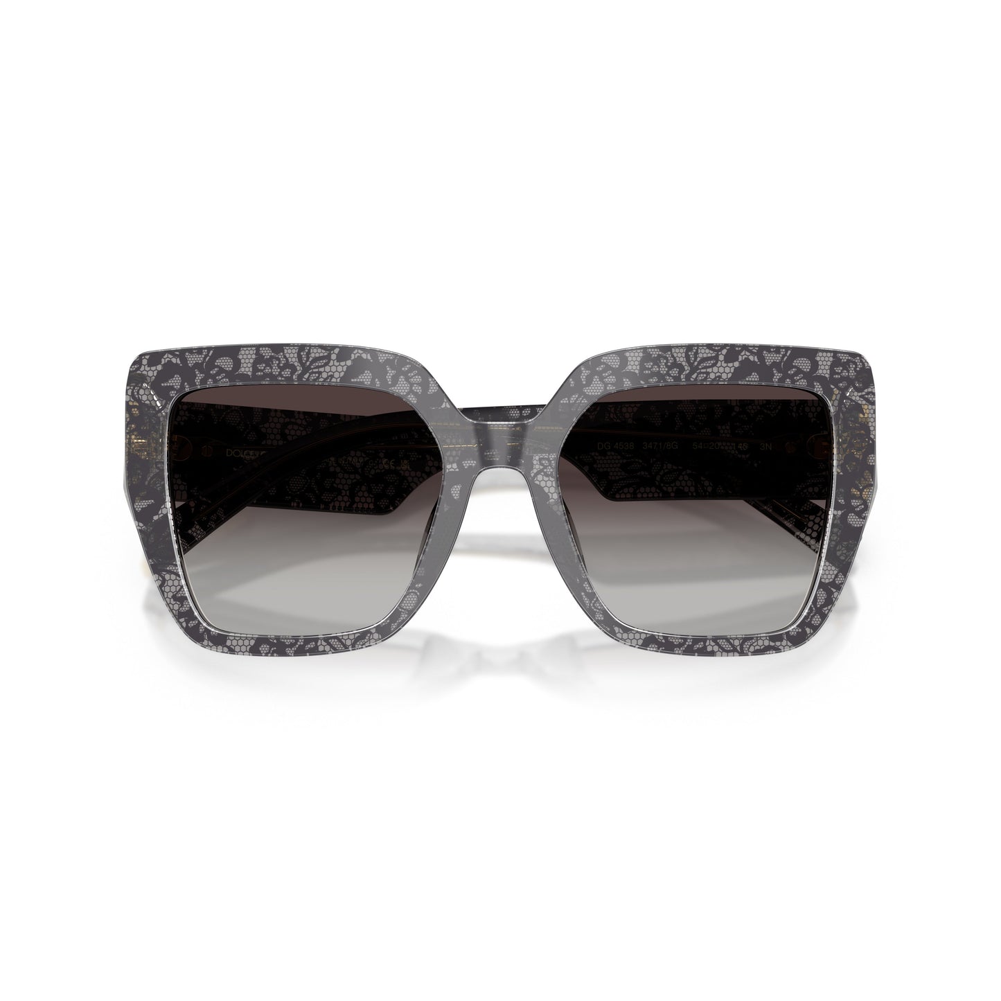 Oversized Square Frame Sunglasses With Gradient Lenses