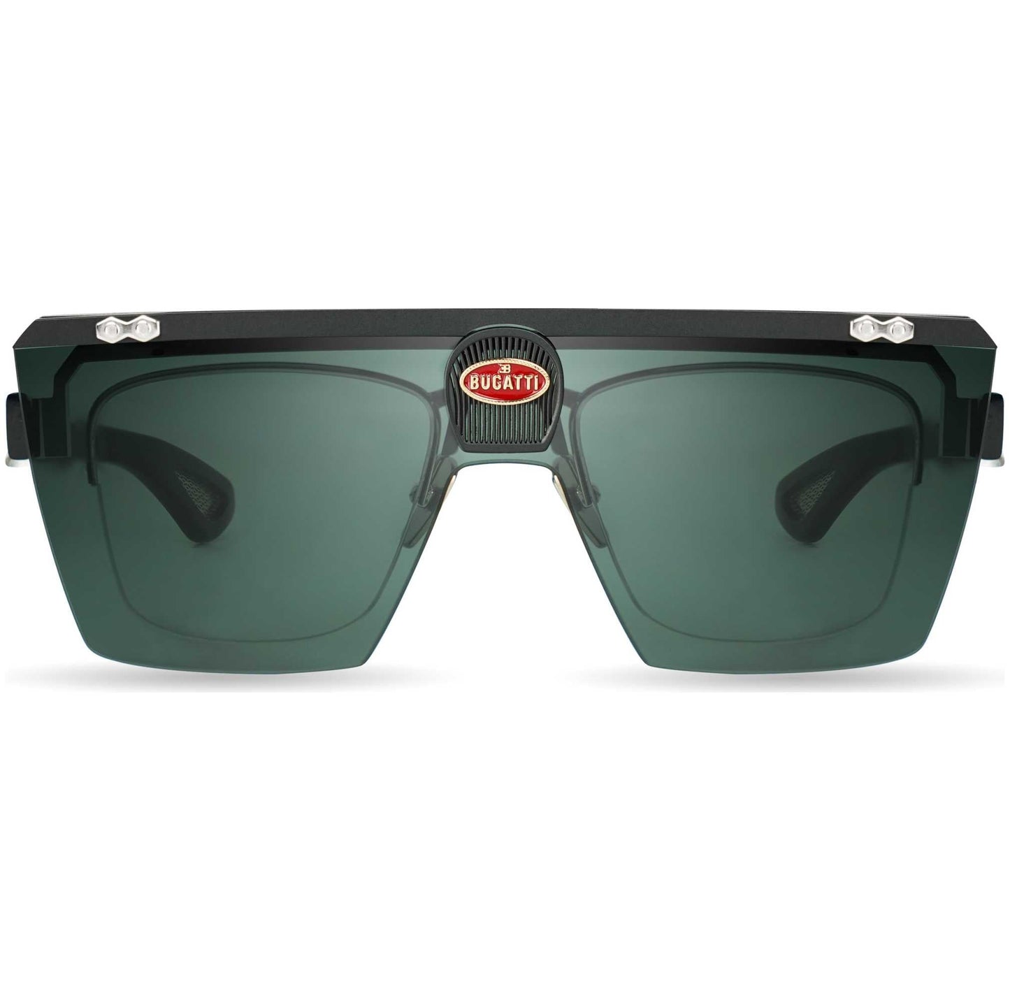 Bugatti Men's 42 mm Black Sunglasses
