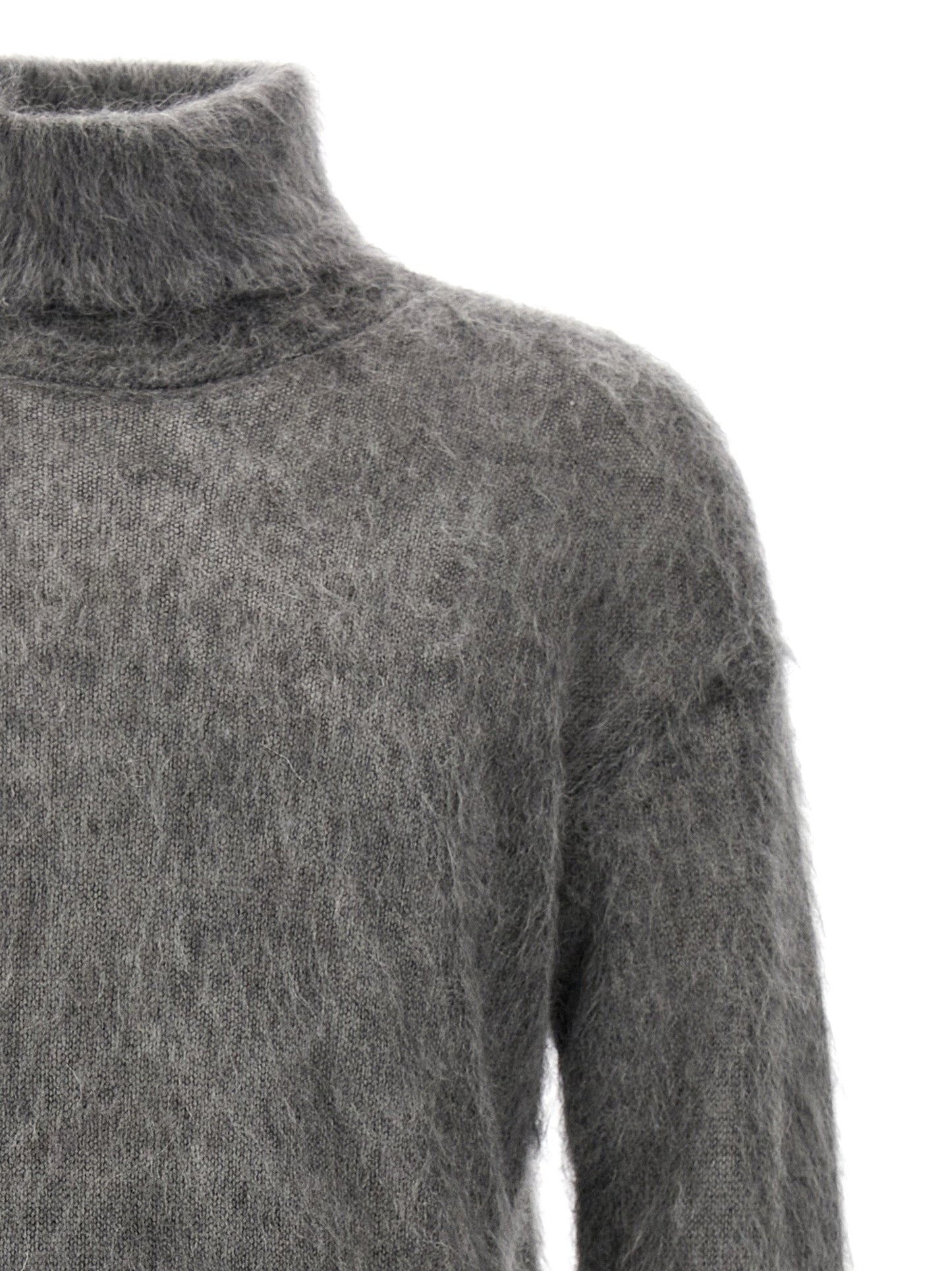 Saint Laurent Men Mohair Turtleneck Sweater