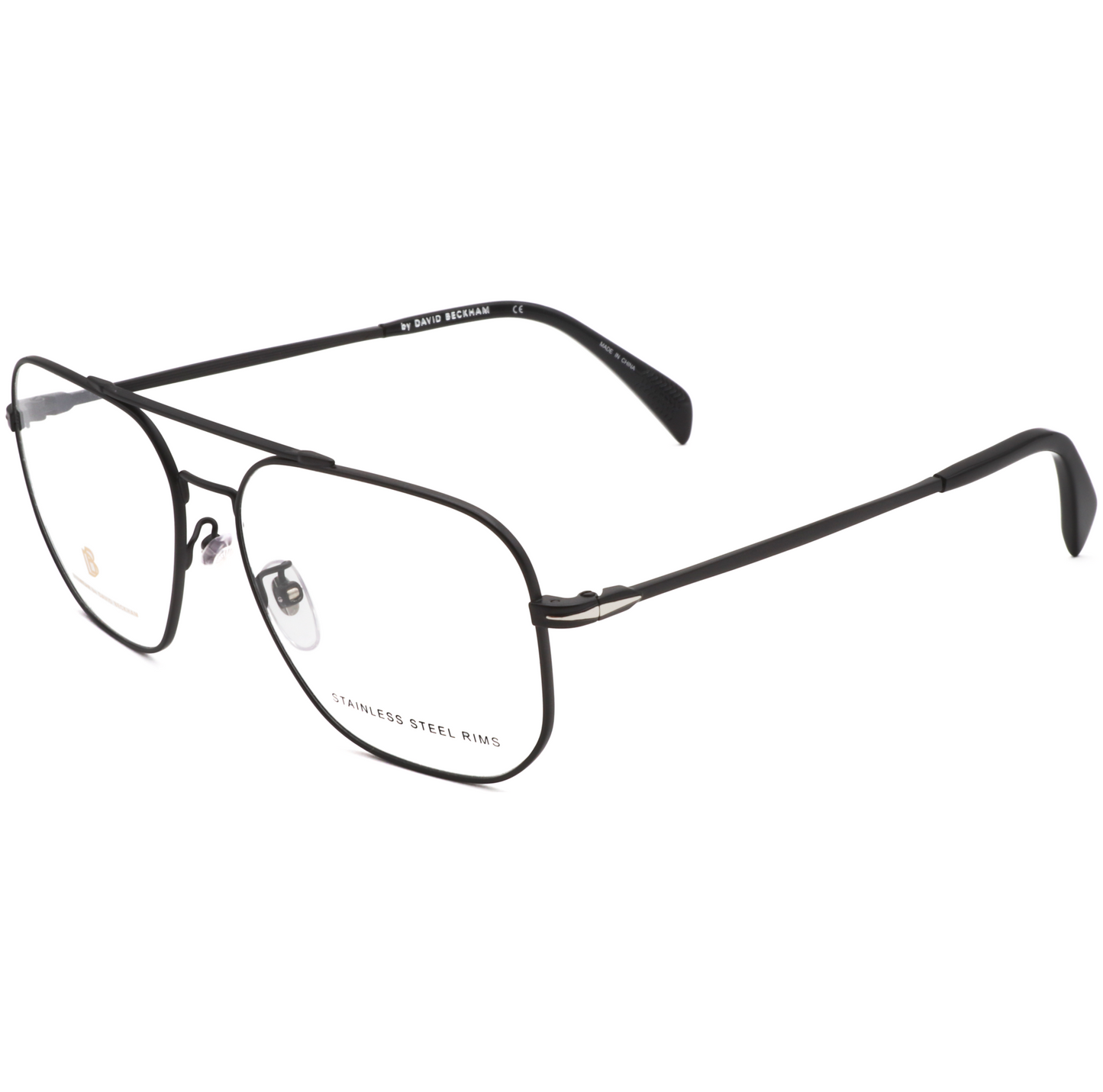 David Beckham Men's 57 mm Black Opticals