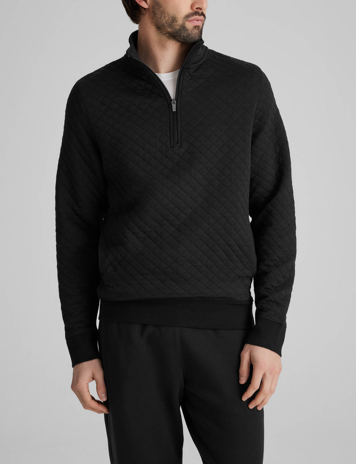 Men's Quilted Quarter Zip