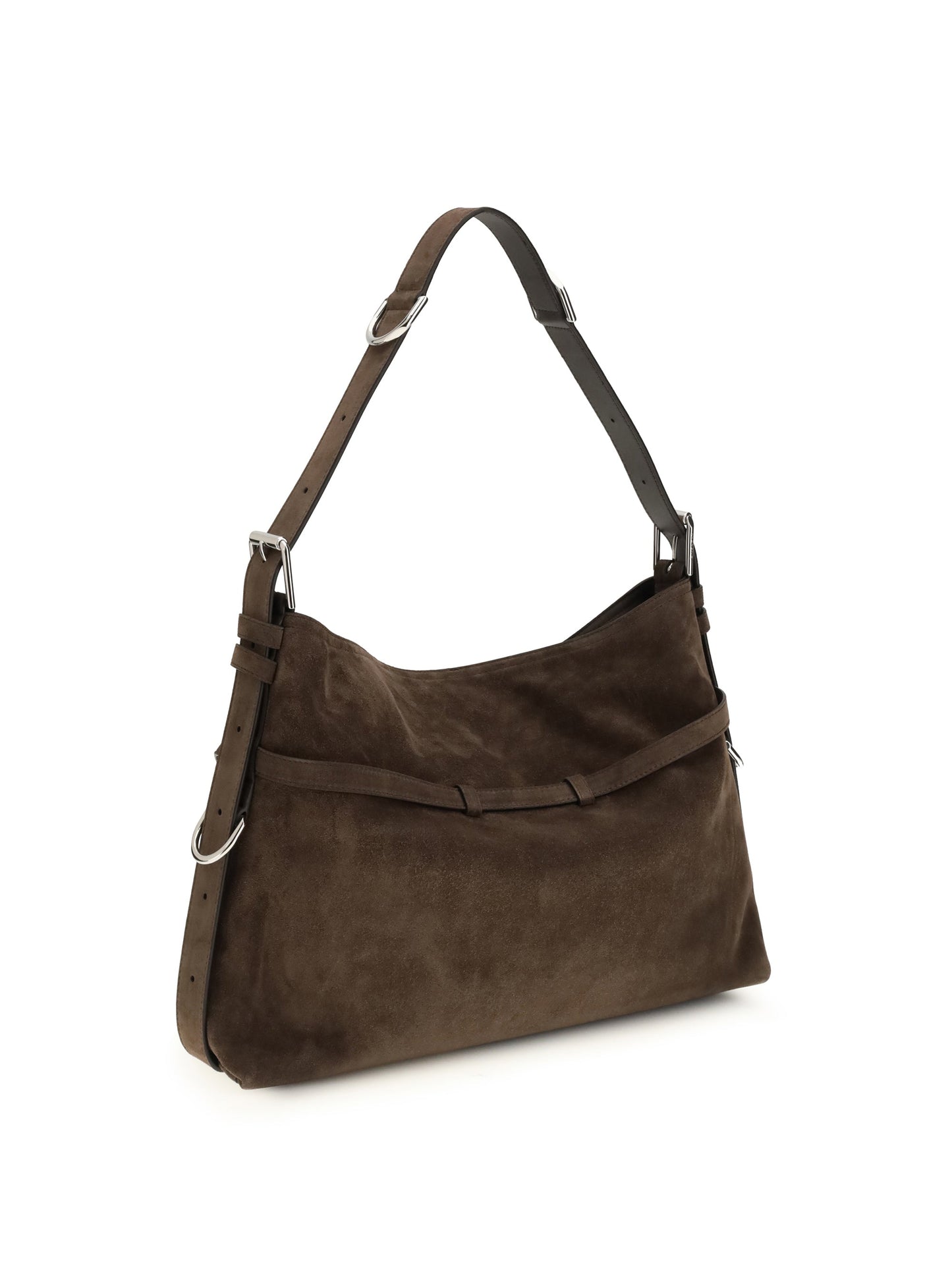 Givenchy Women Medium Voyou Shoulder Bag In Glossy Leather