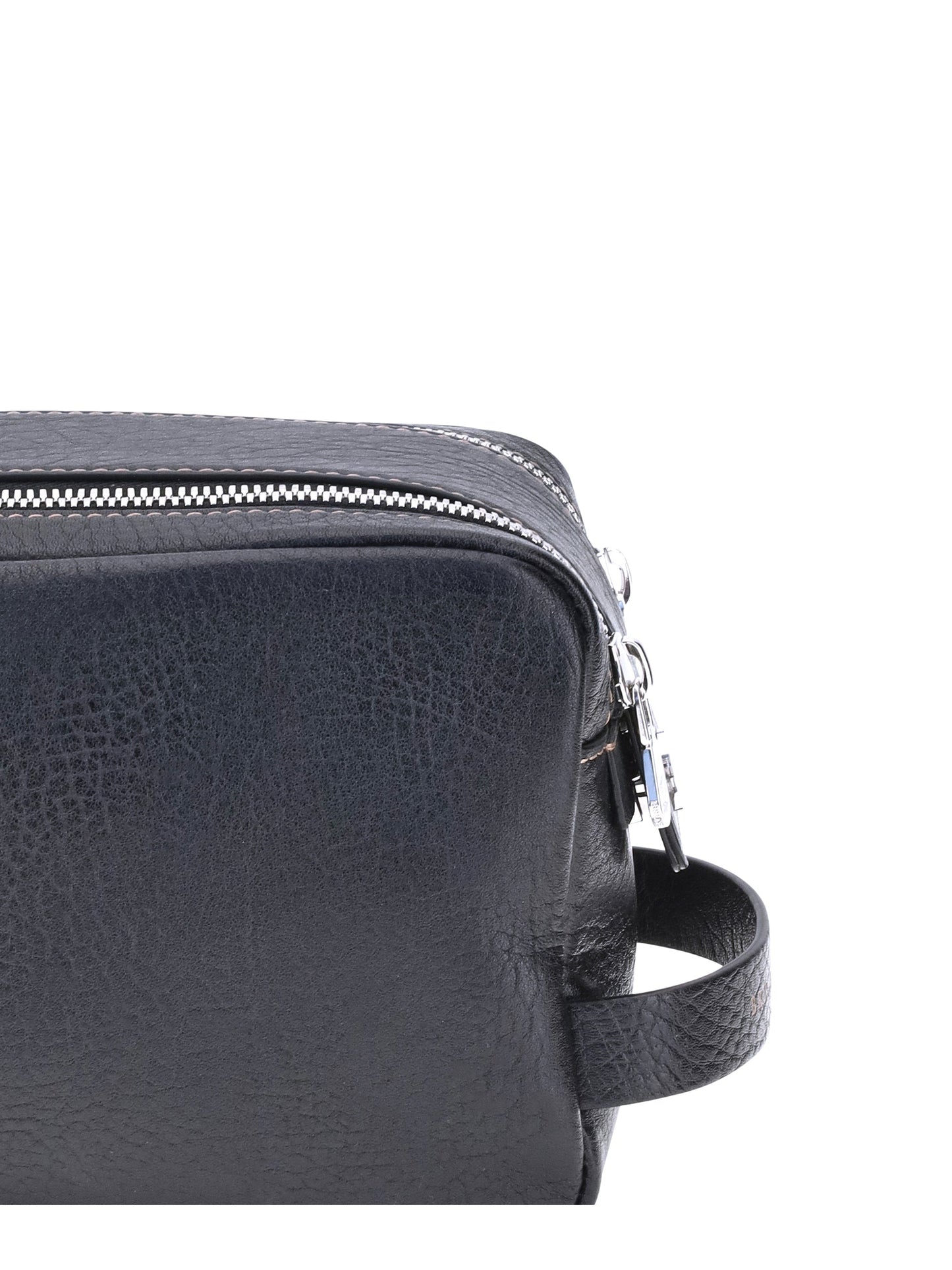 Brunello Cucinelli Men Pebbled Leather Beauty Case