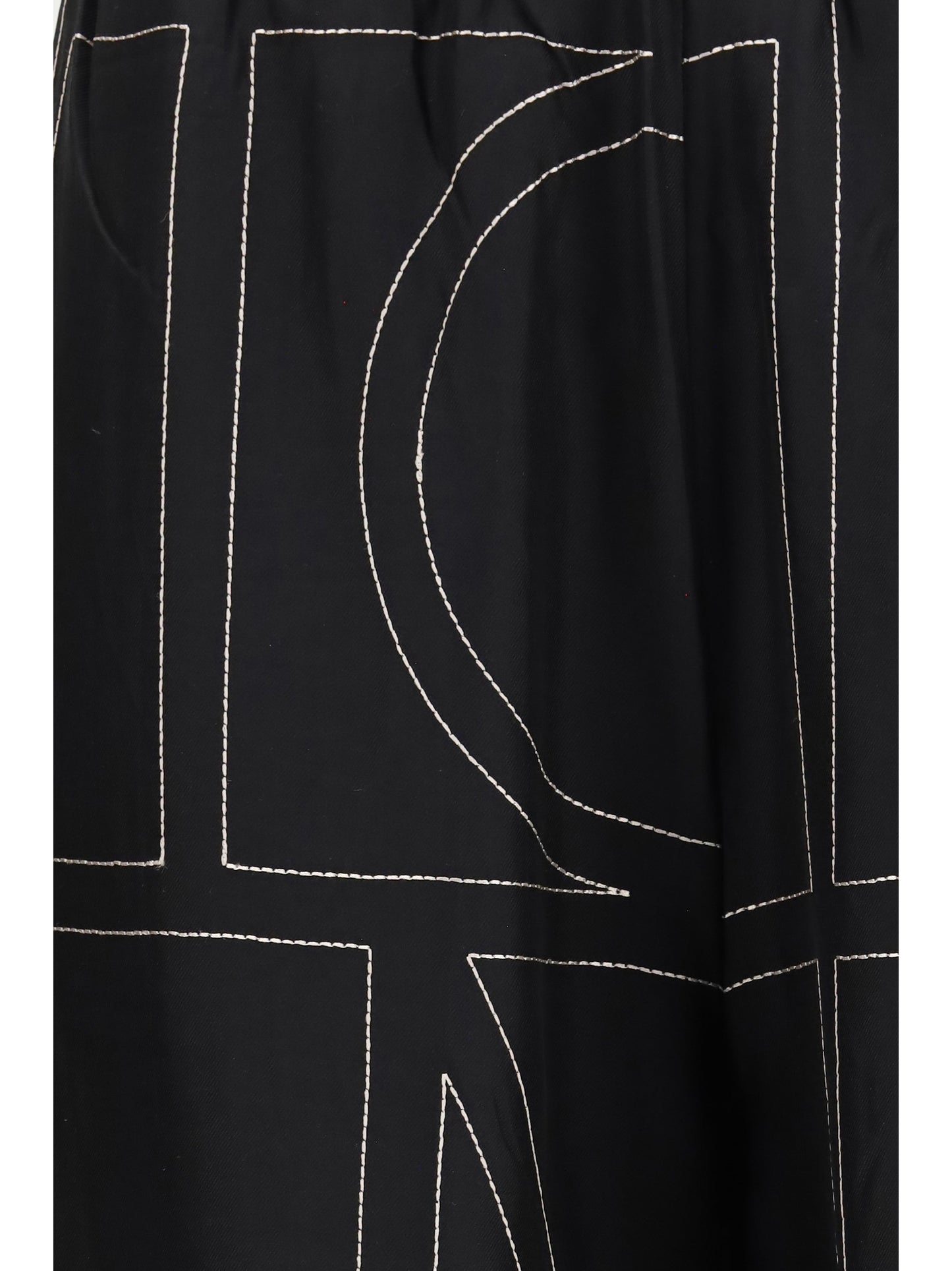 Toteme Women Silk Monogram Pants