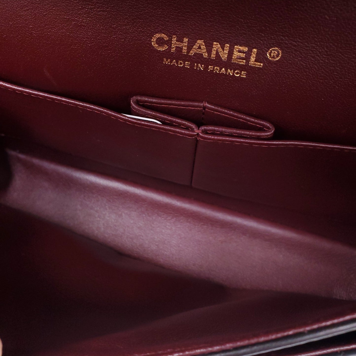 CHANEL MEDIUM BLACK CLASSIC LAMBSKIN DOUBLE FLAP BAG