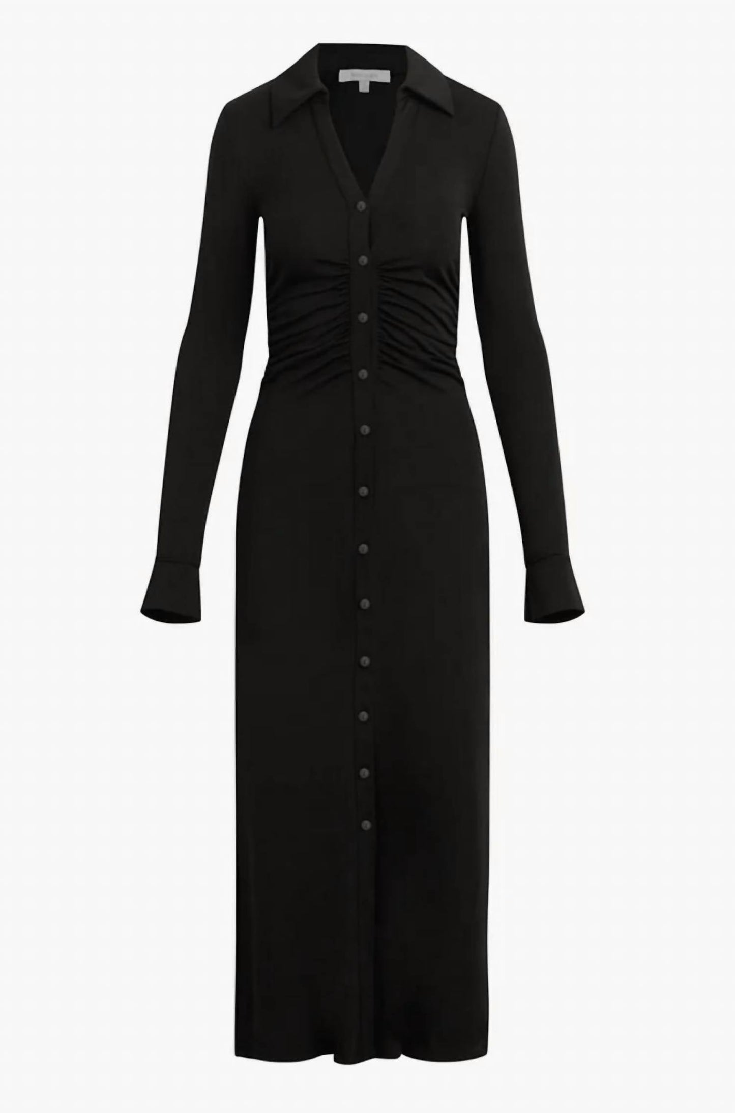Naomi Long Sleeve Dress In Black