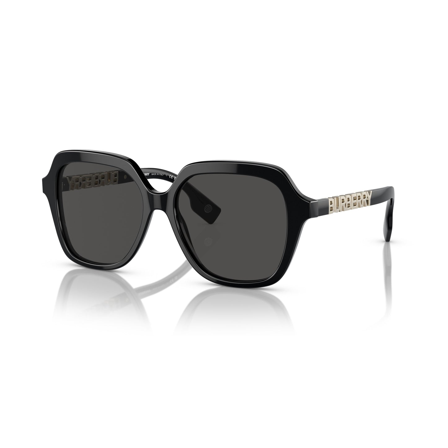 Oversized Square Frame Sunglasses With Metallic Logo Detail