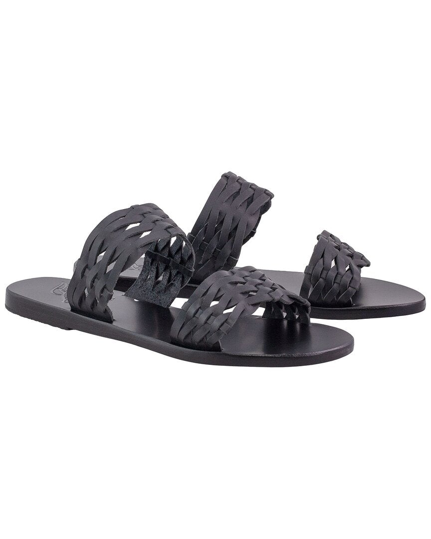 Ancient Greek Sandals Melia Woven Leather Sandal