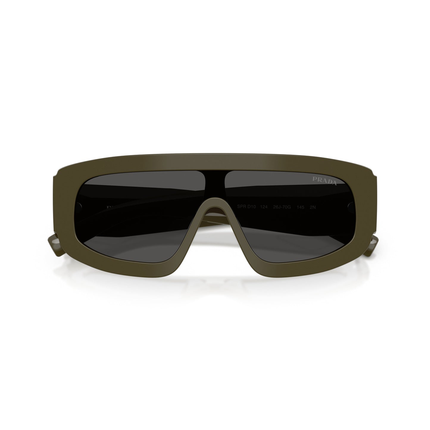 Oversized Rectangular Frame Sunglasses With Triangular Logo Detail