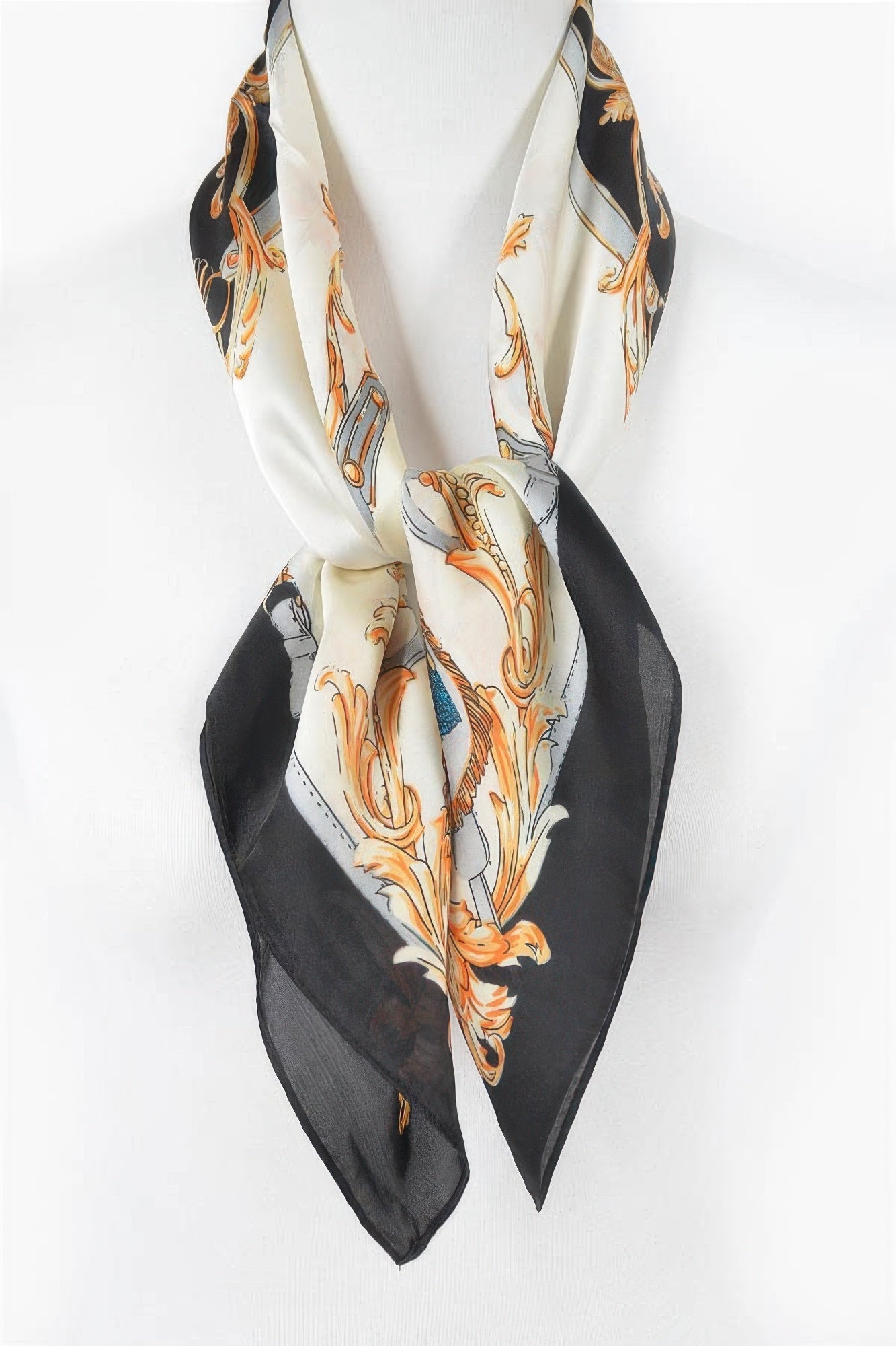 Bold Mix Print Bandana Scarf