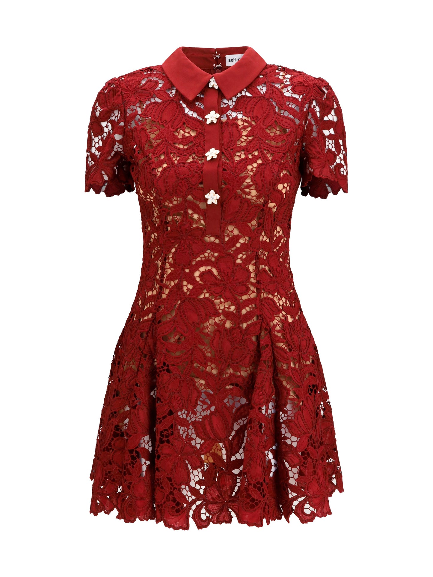 Self-Portrait Women Short Lace Dress