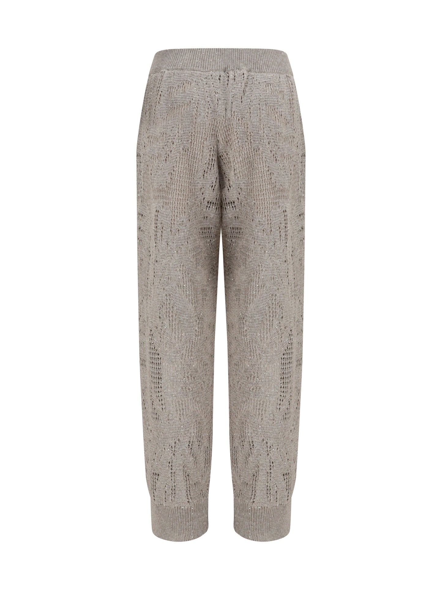 Brunello Cucinelli Women Track Dazzling Water Lillies Pants