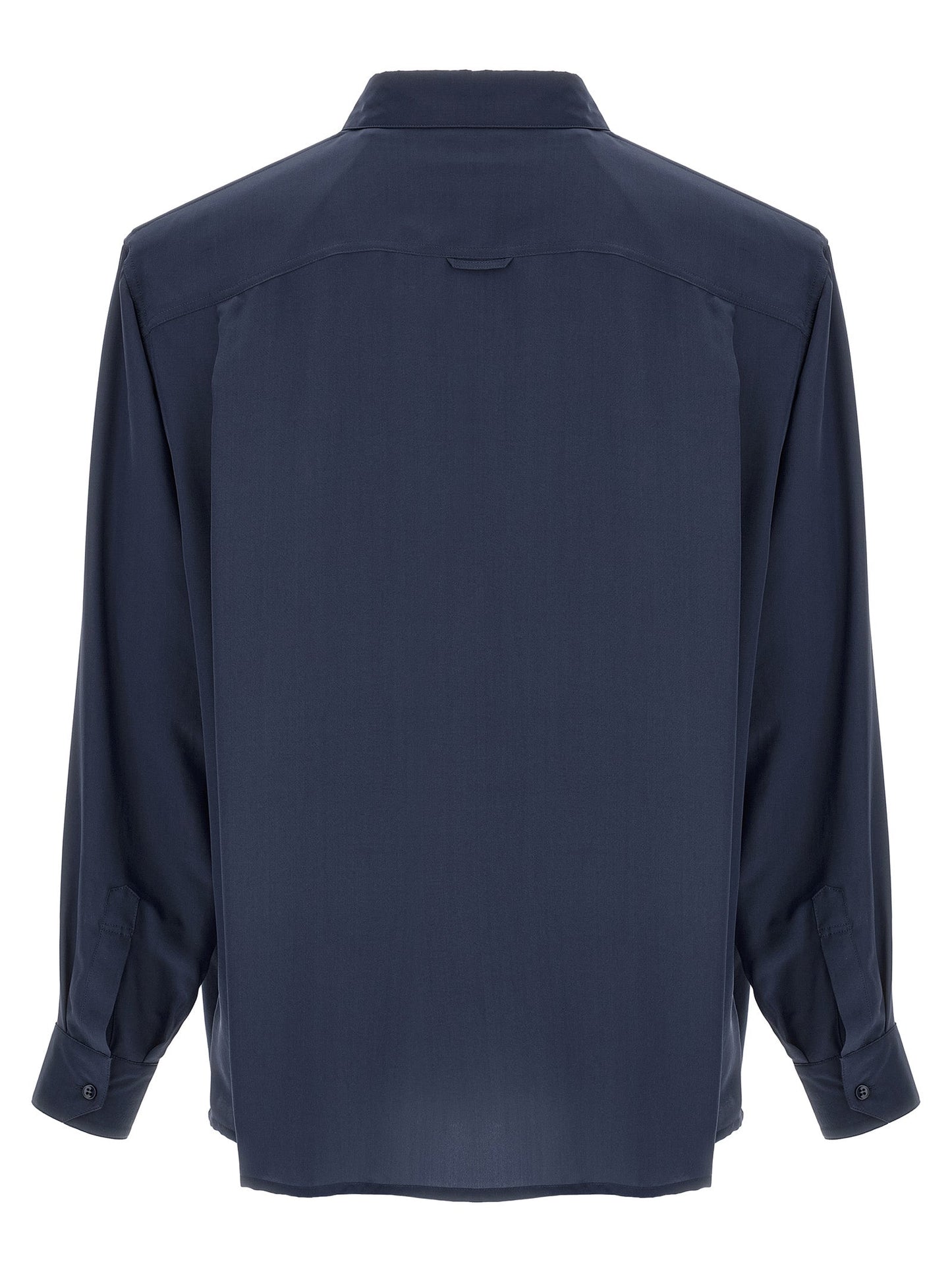 Saint Laurent Men Viscose And Silk Shirt