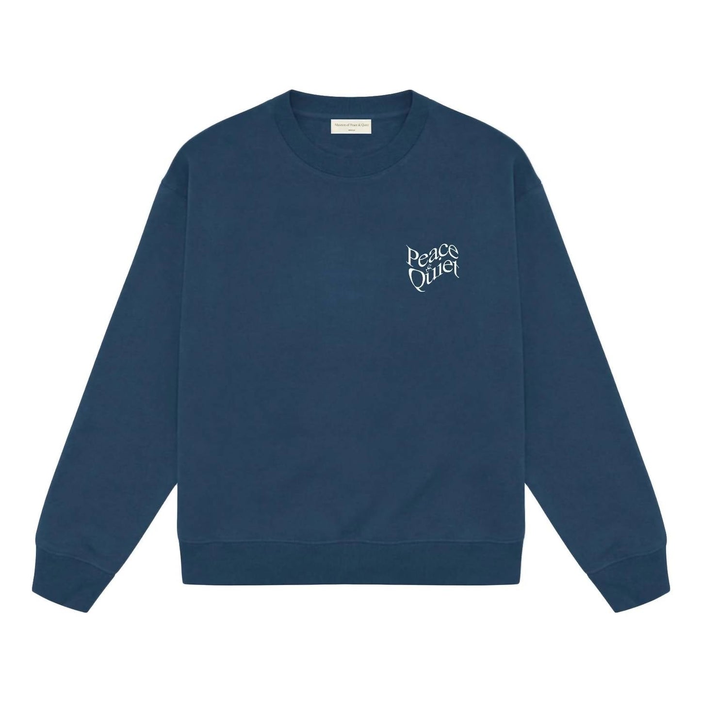 Men's Warped Crewneck Top In Navy