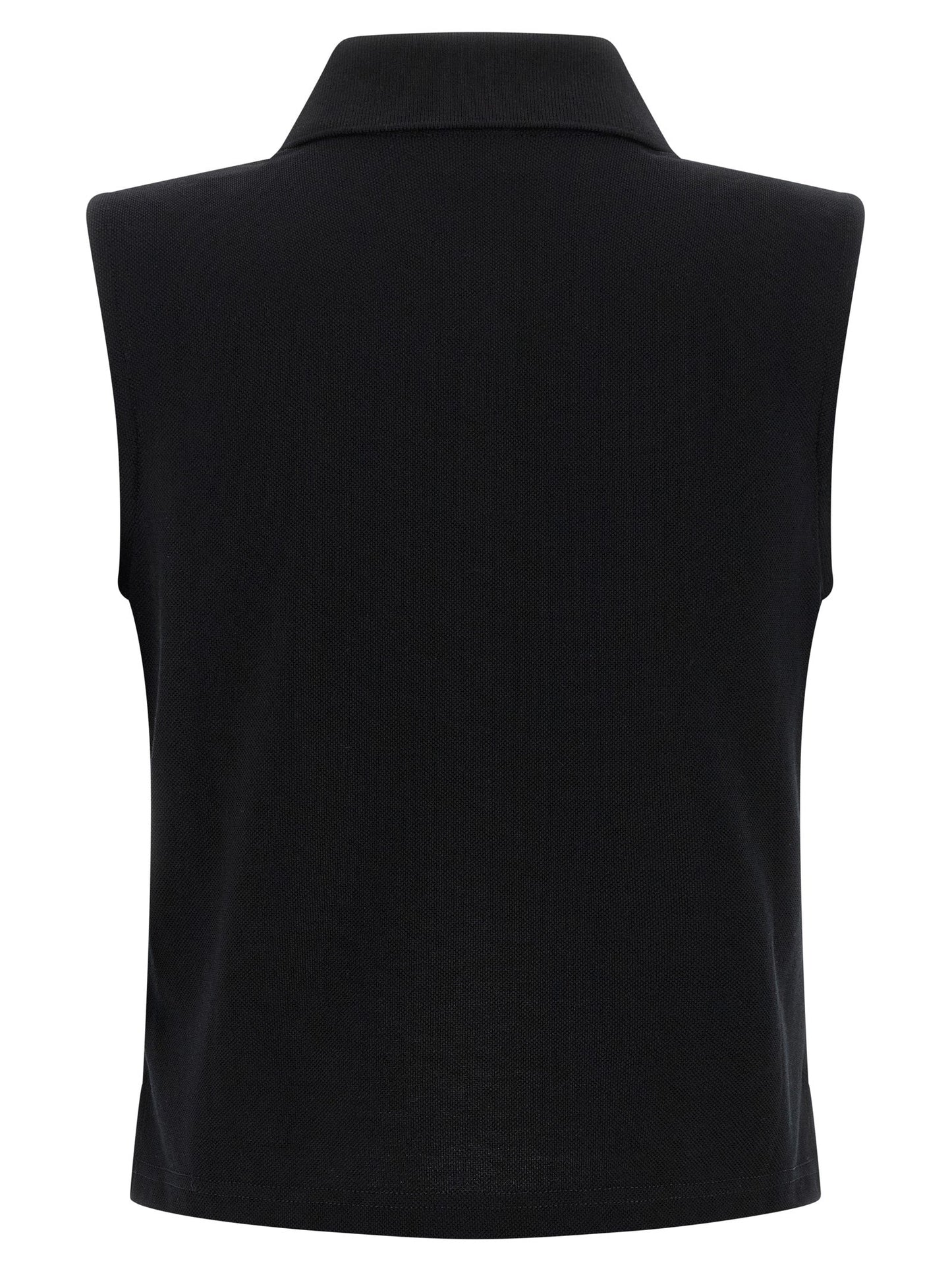 Saint Laurent Women 'Cassandre' Embroidered Polo Shirt