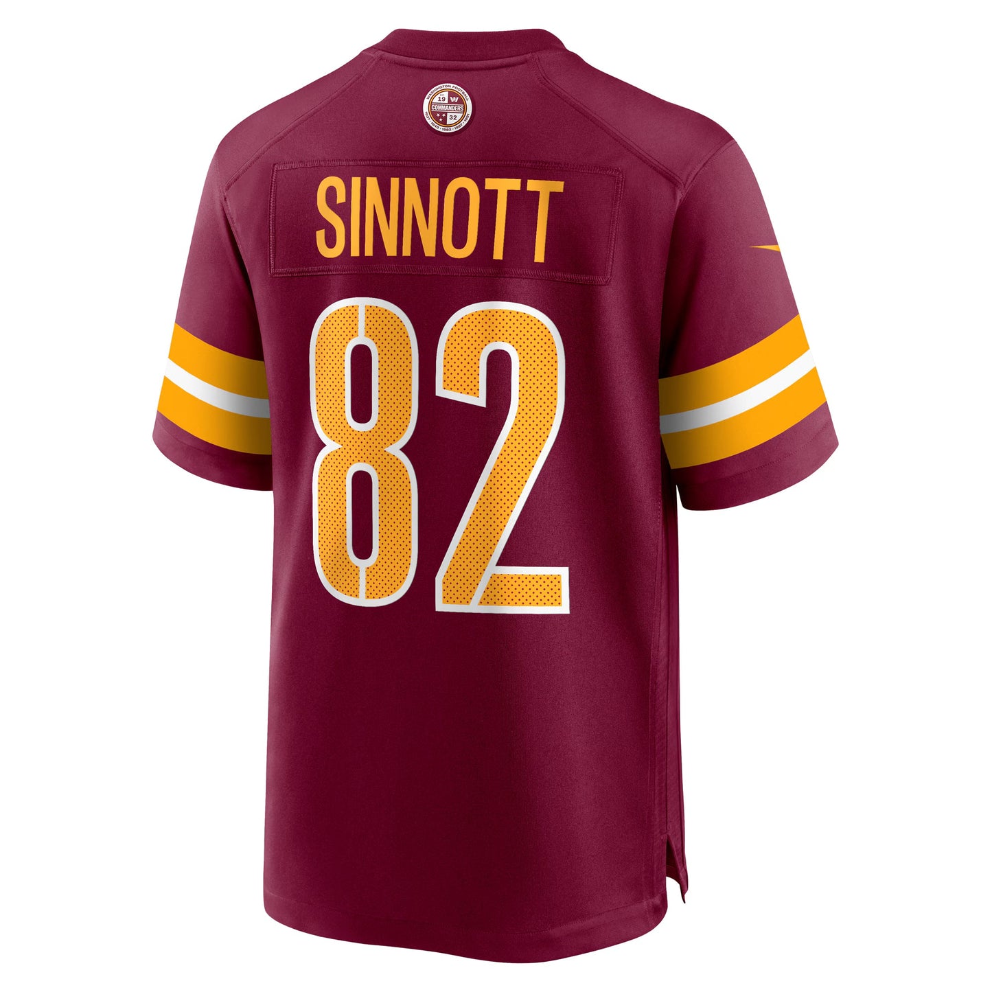 Washington Commanders Ben Sinnott Burgundy Game Jersey
