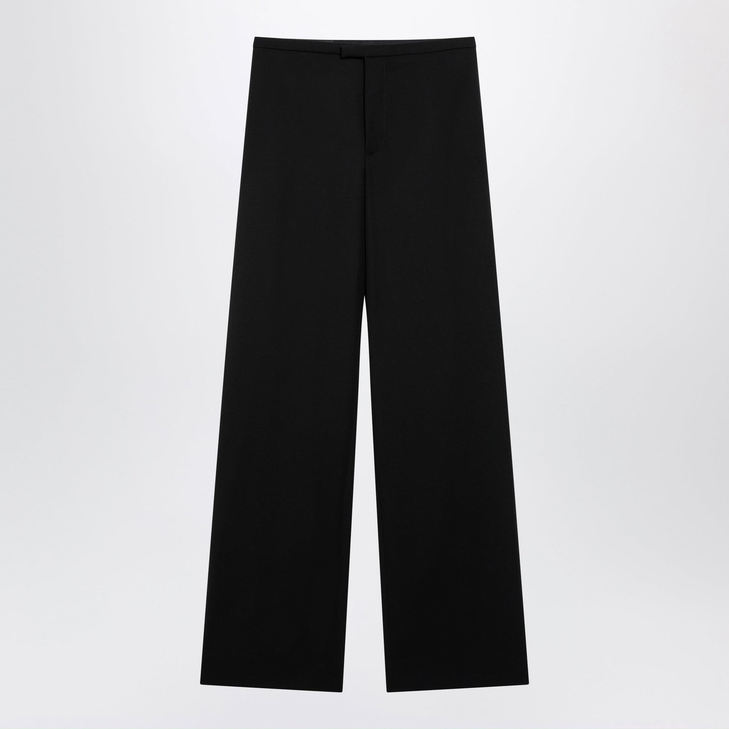Gucci Oversized Lightweight Wool Trousers In Black Women