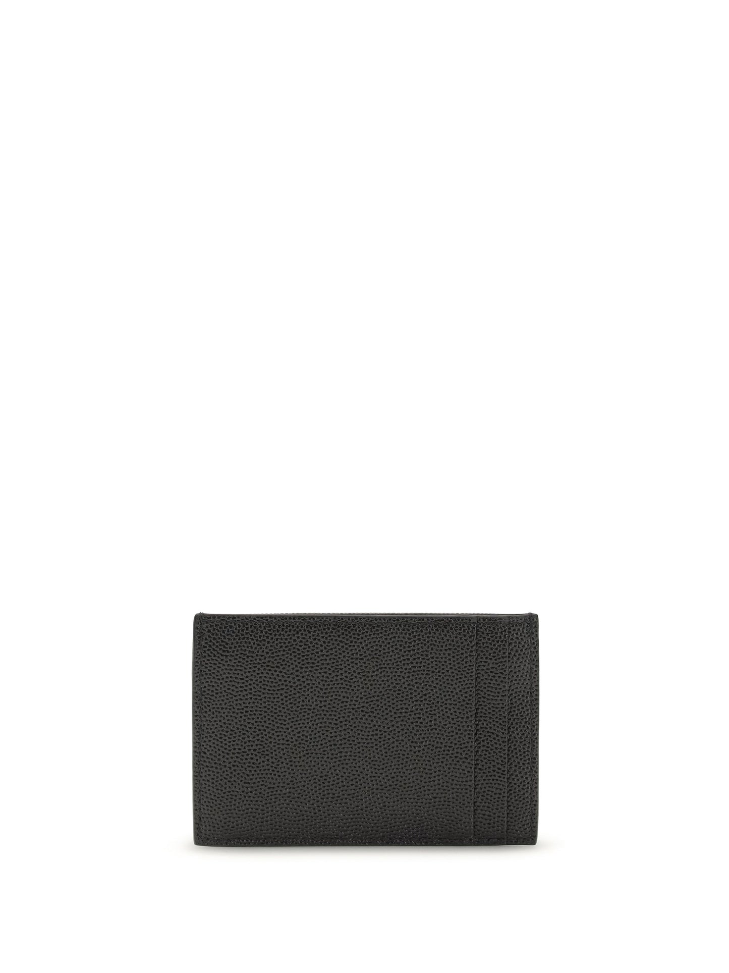 Saint Laurent Women Micro-Grain Leather Wallet