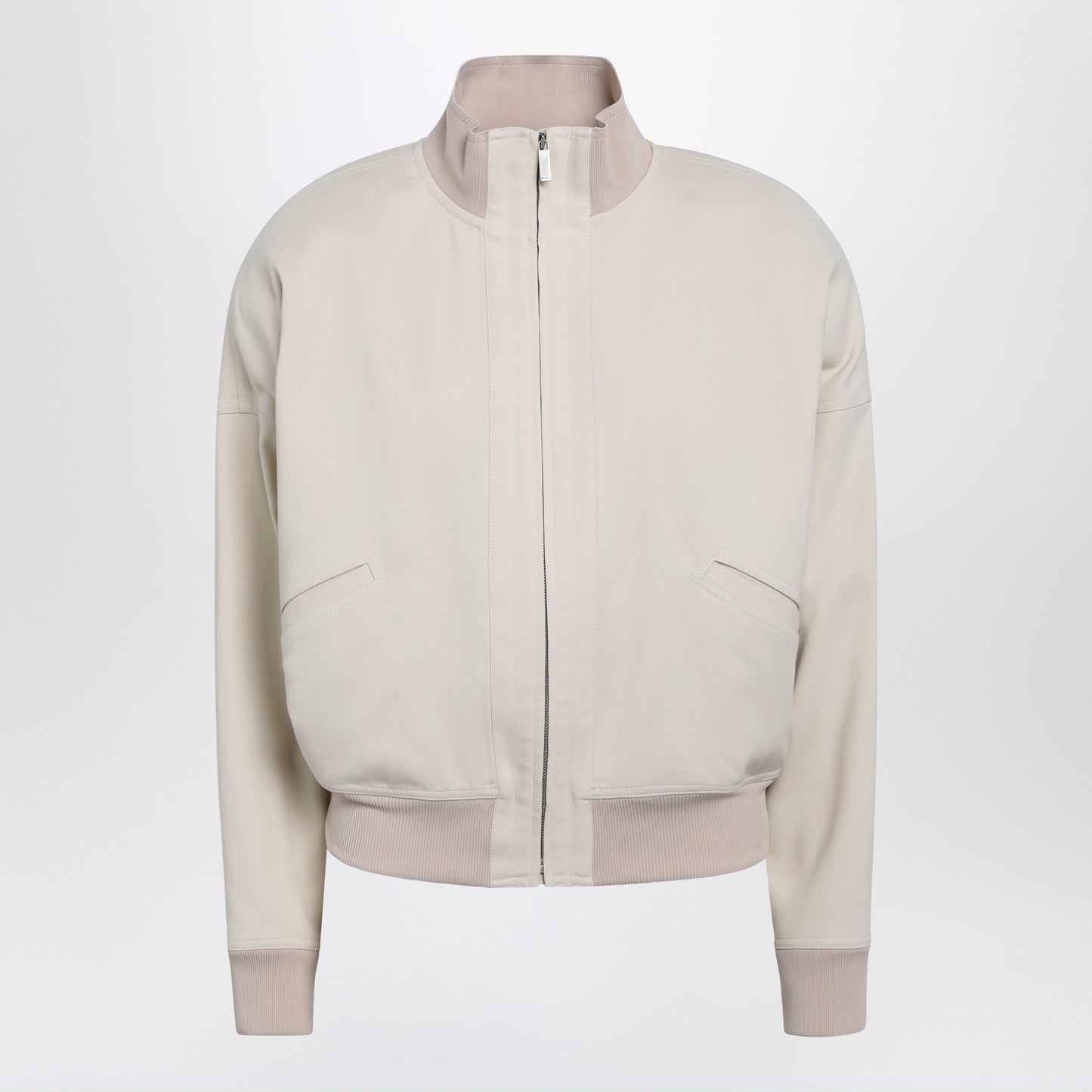 Gucci Ã‰Cru Poplin Zip Jacket Women