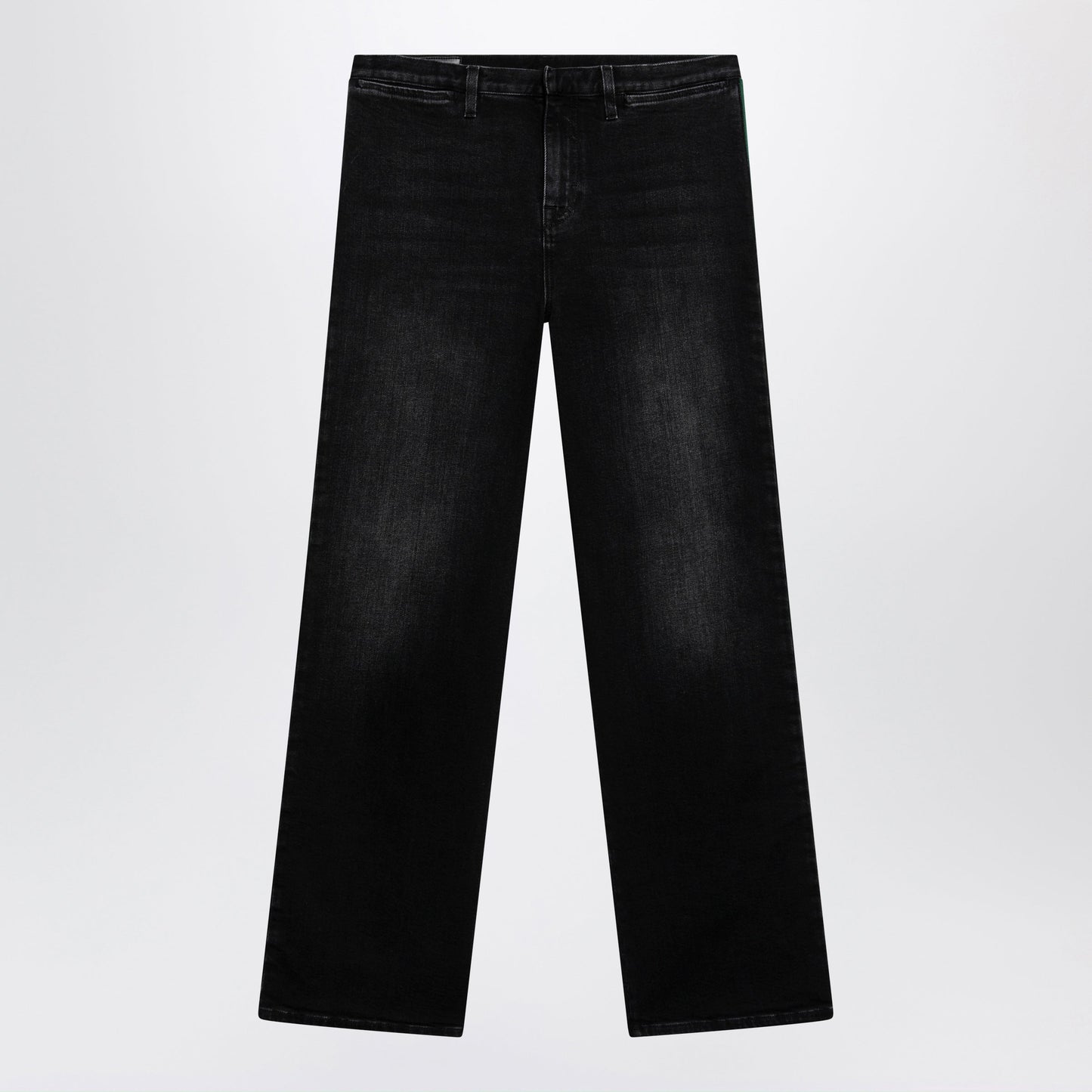 Gucci Straight-Leg Stretch Cotton Denim Jeans In Black Women