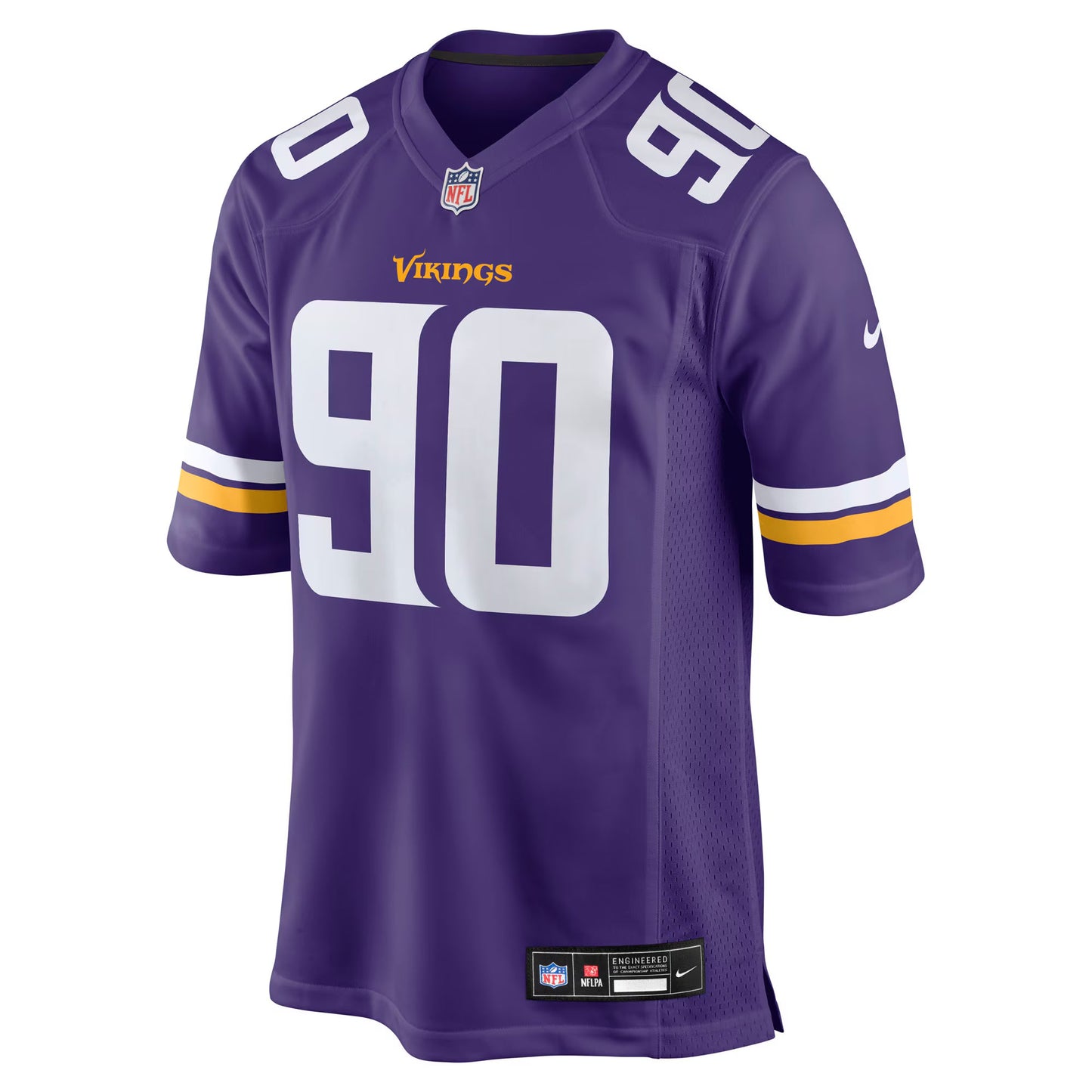 Minnesota Vikings Tyrion Ingram-Dawkins Purple Team Game Jersey
