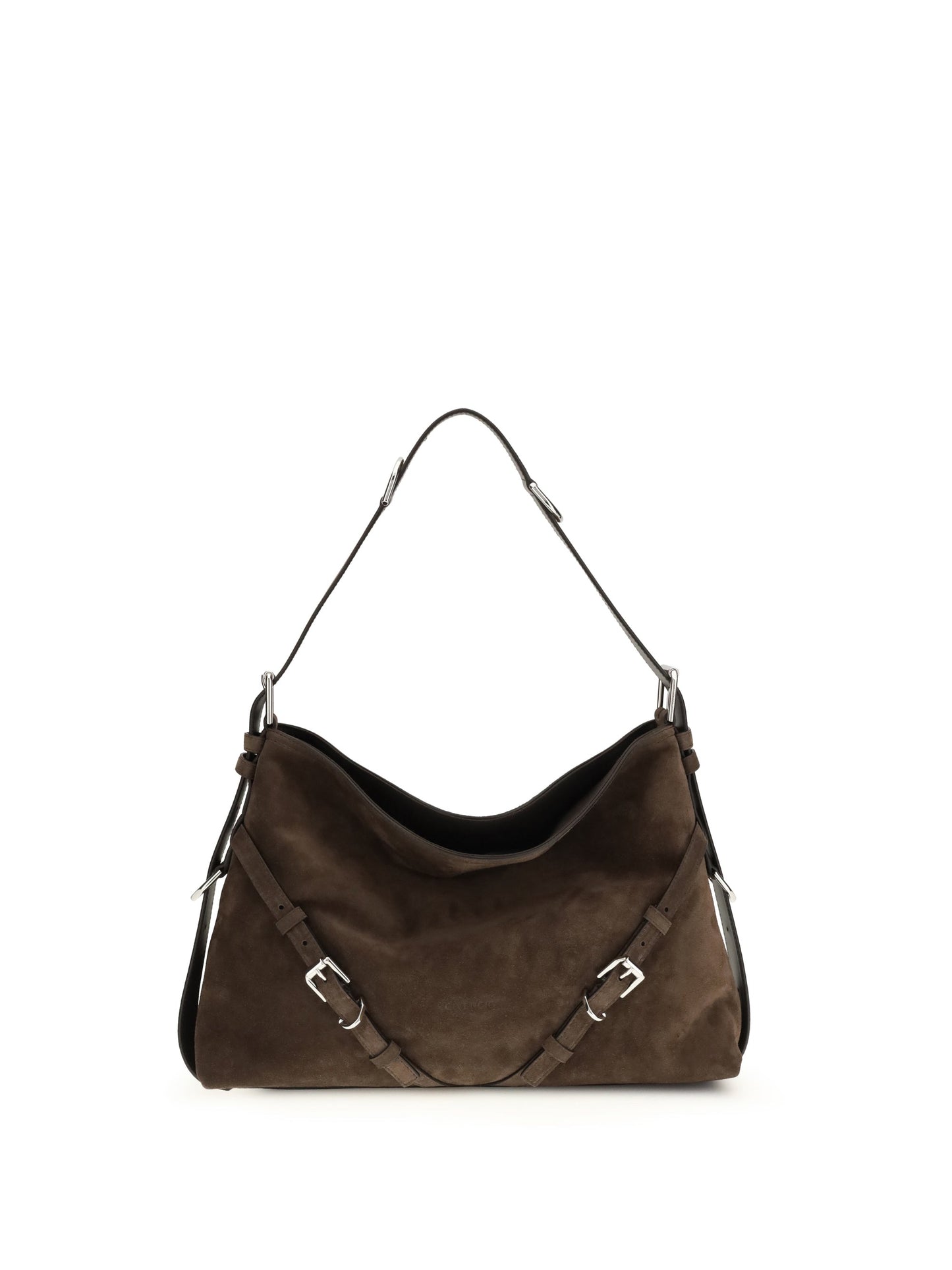Givenchy Women Medium Voyou Shoulder Bag In Glossy Leather