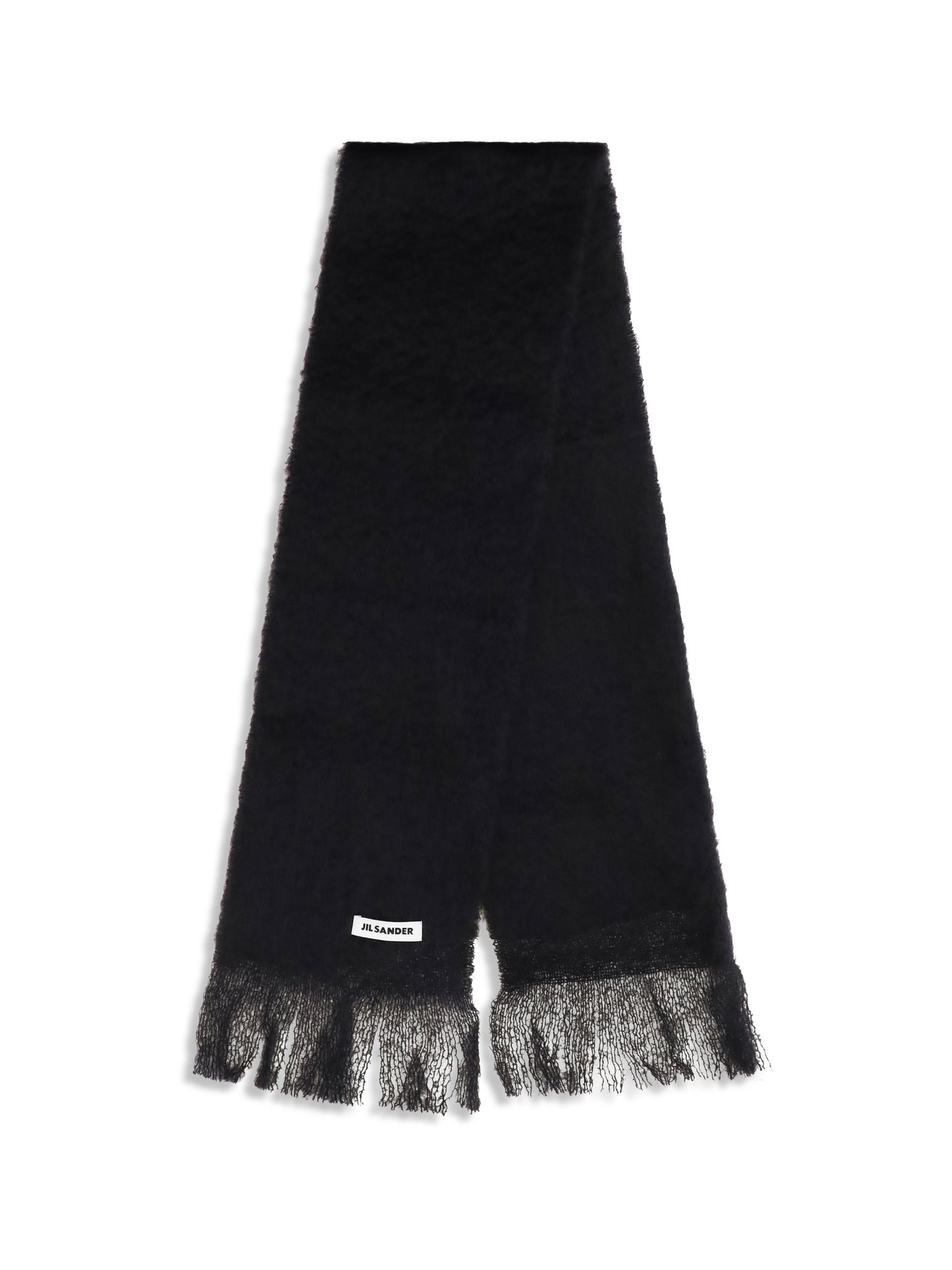 Jil Sander Women Wool Scarf With Logo