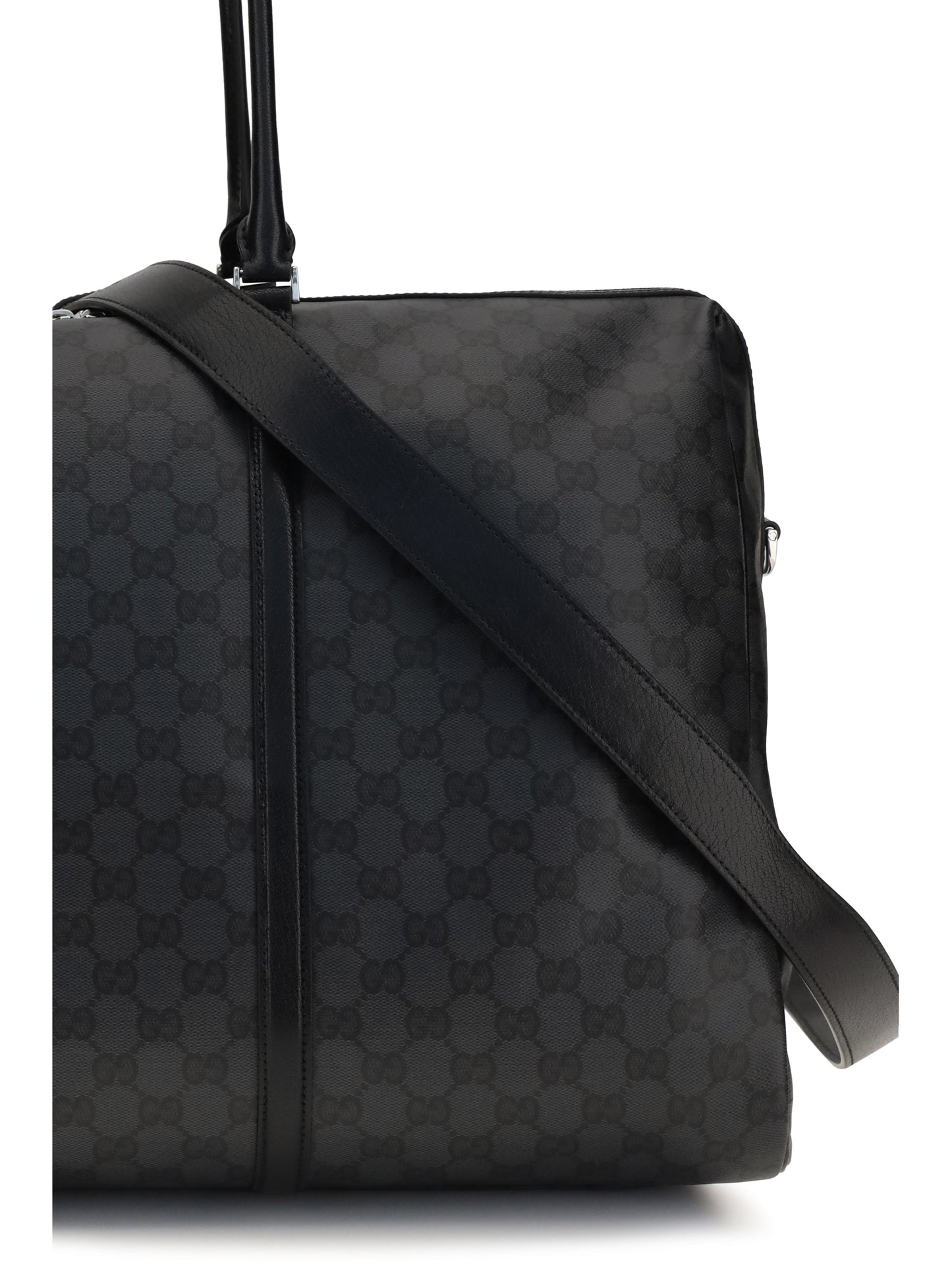 Gucci Women Gg Travel Bag With Web Stripe