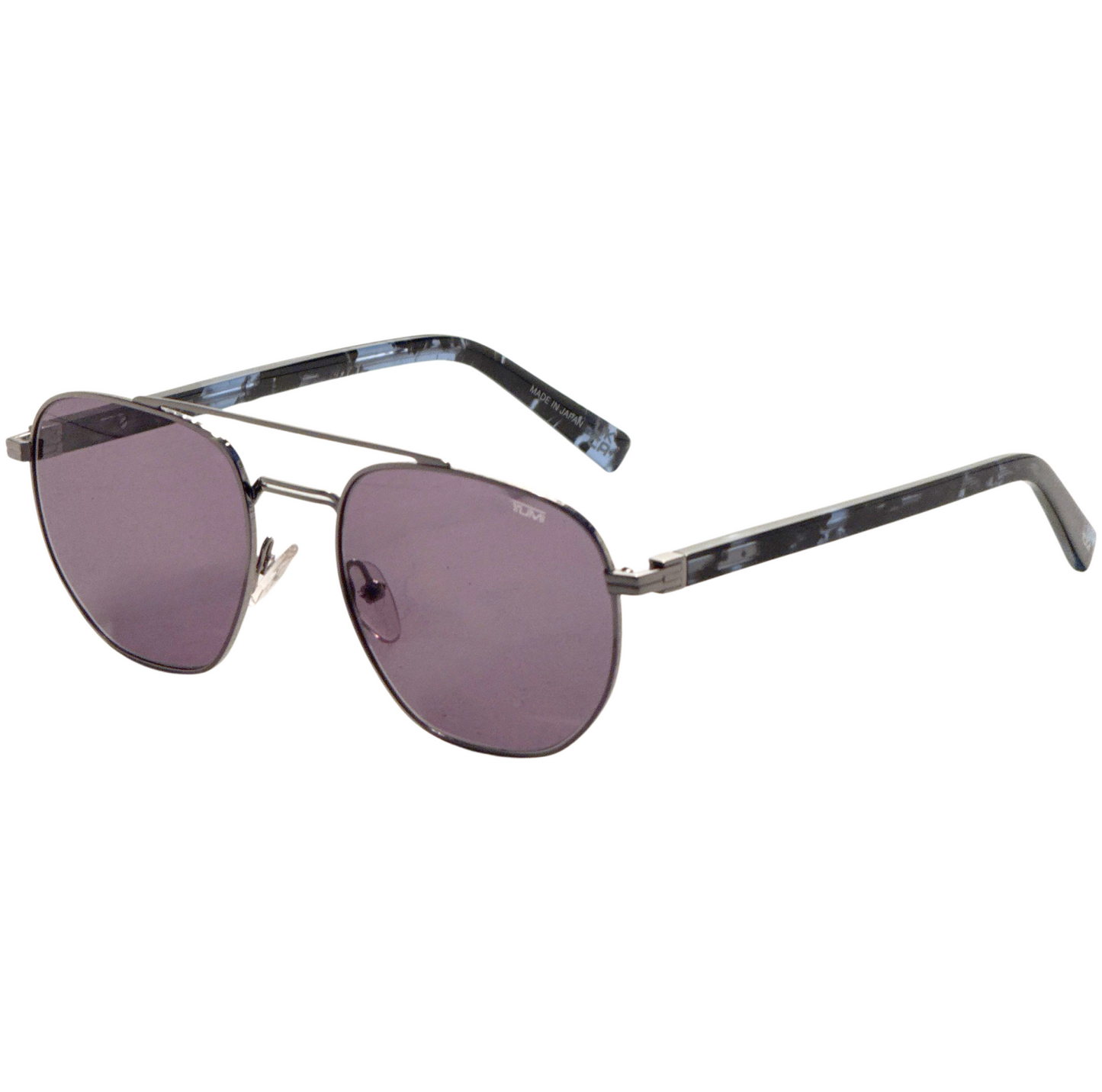 Tumi Men's 54 mm Silver Sunglasses