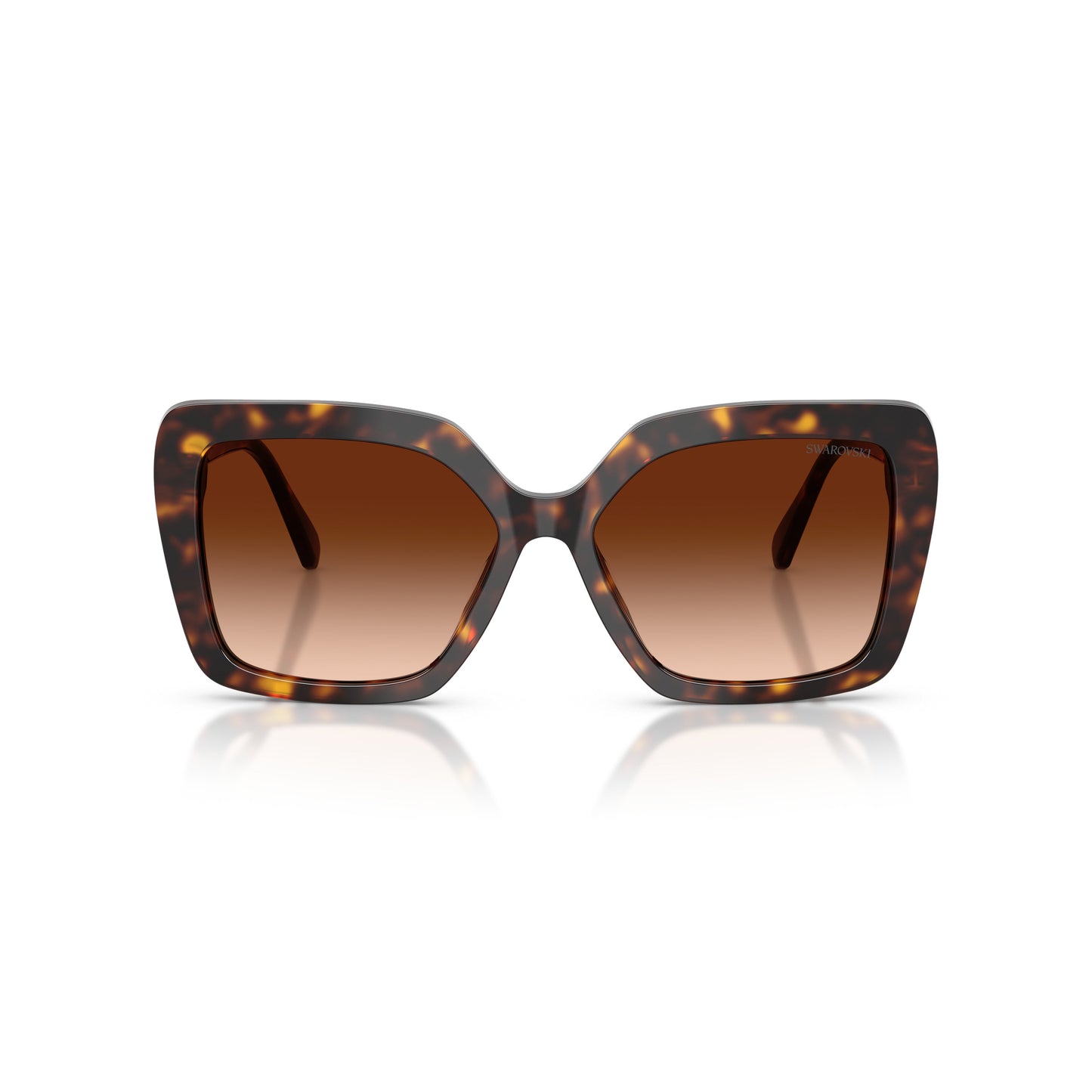 0Sk6049 Oversized Square Sunglasses with Tortoiseshell Pattern