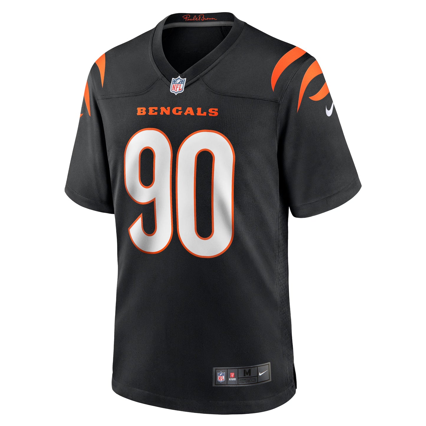 Cincinnati Bengals Kris Jenkins Jr. Black Game Jersey