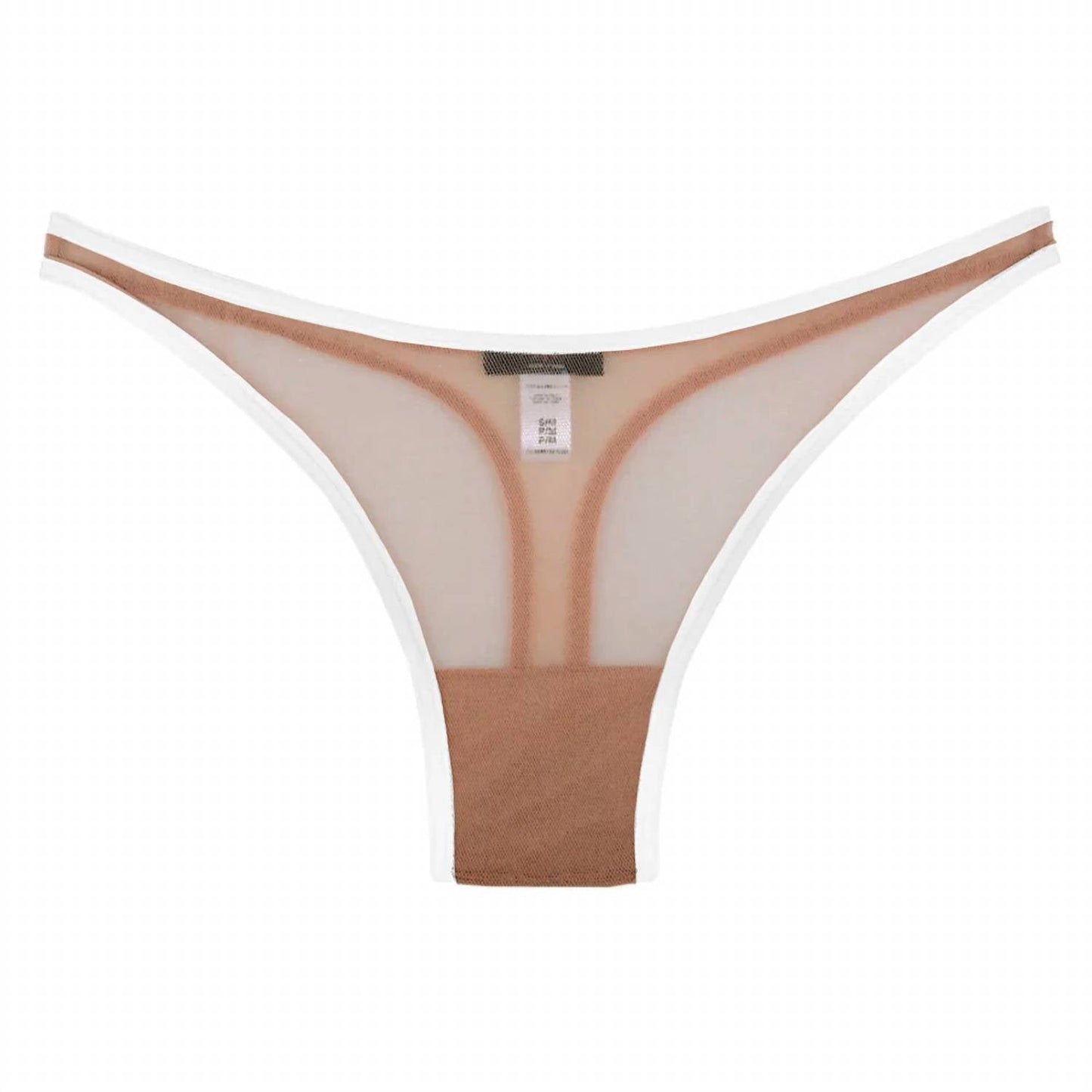 Soire Confidence 2-Tone Thong Bottom In Beige