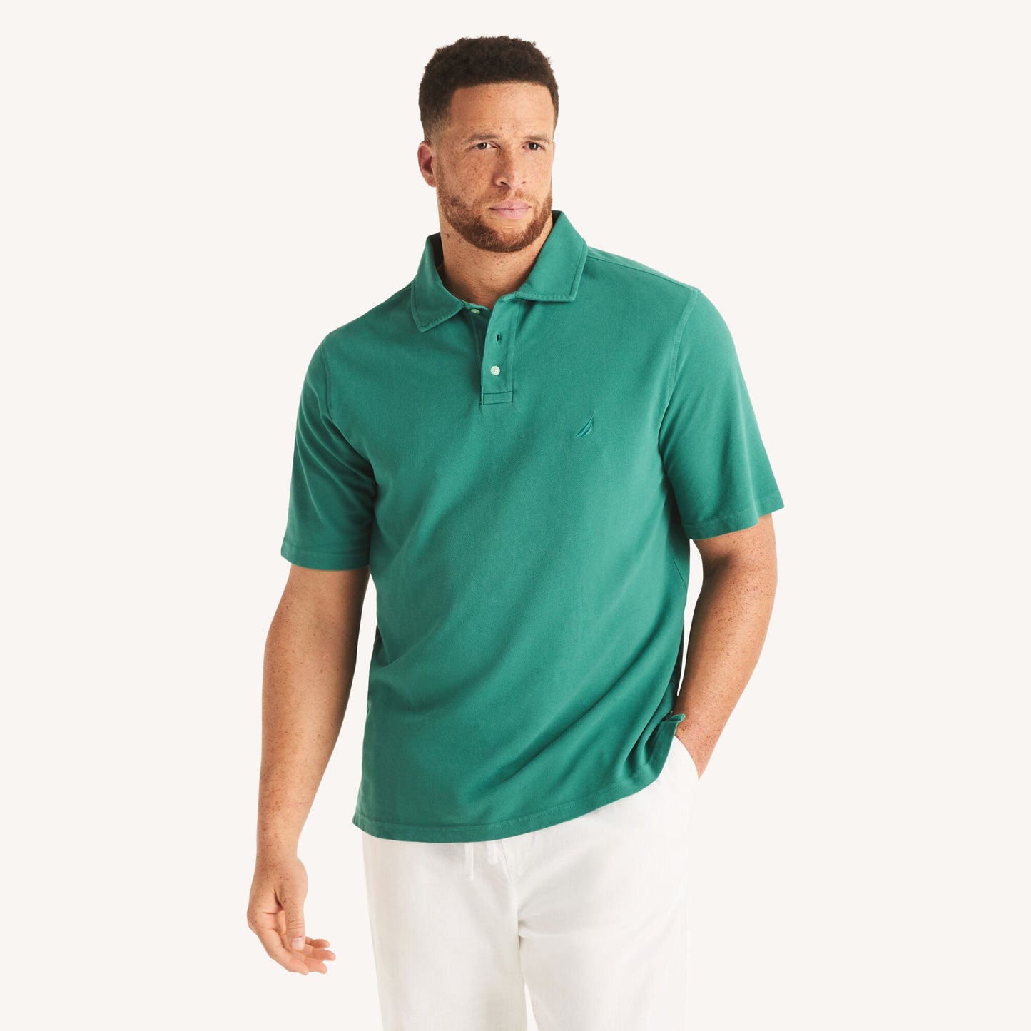 Nautica Big & Tall Classic Fit Garment-Dyed Polo
