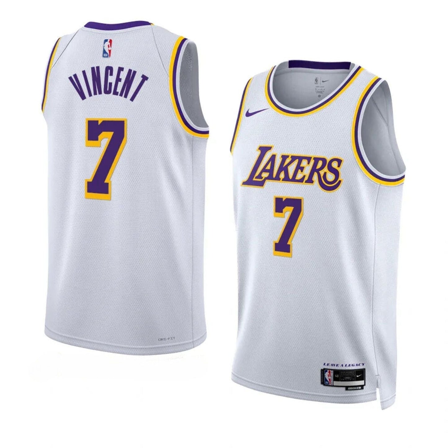 Gabe Vincent Los Angeles Lakers 7 Jersey