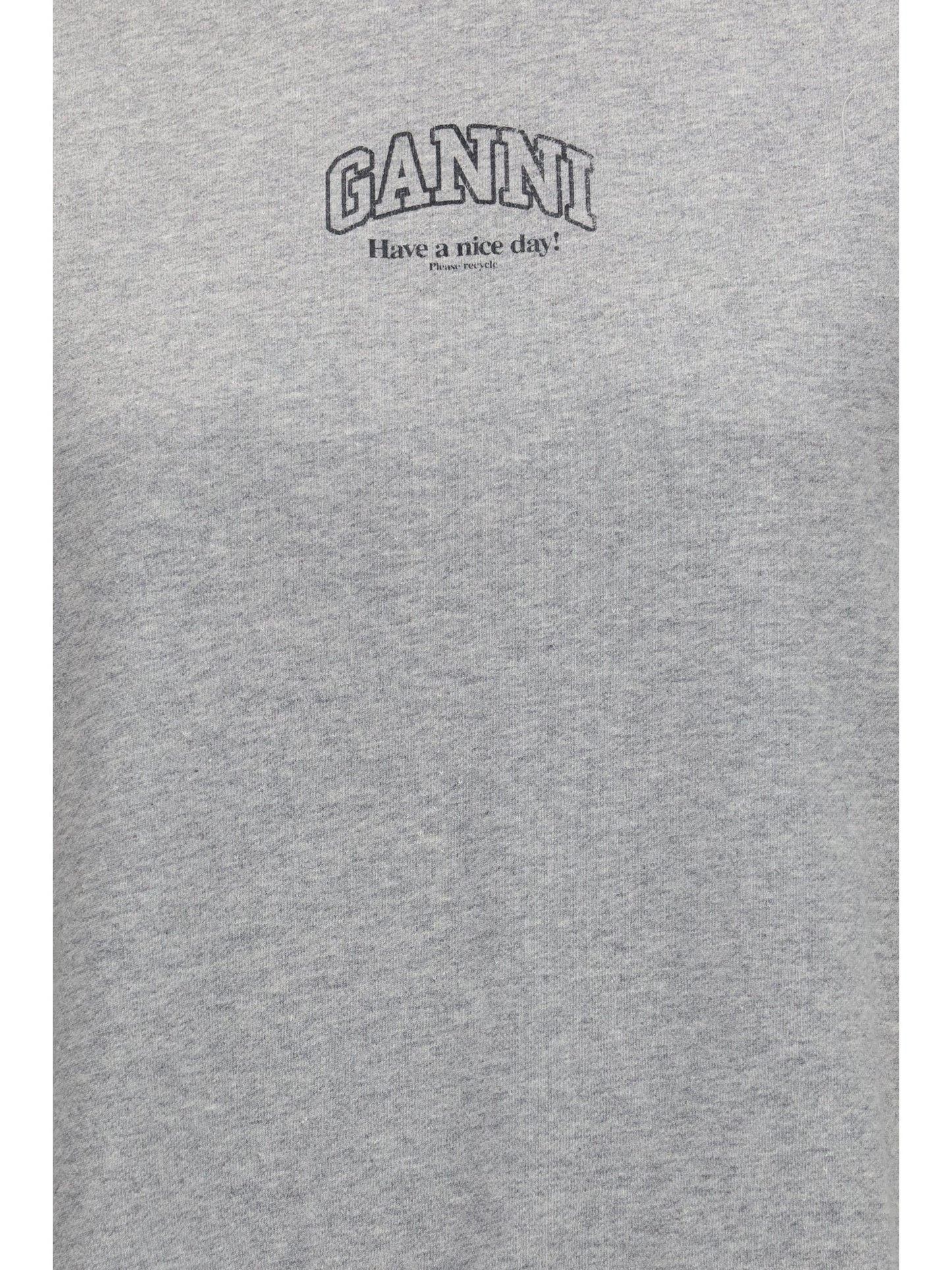 Ganni Women Crewneck Sweatshirt With Logo