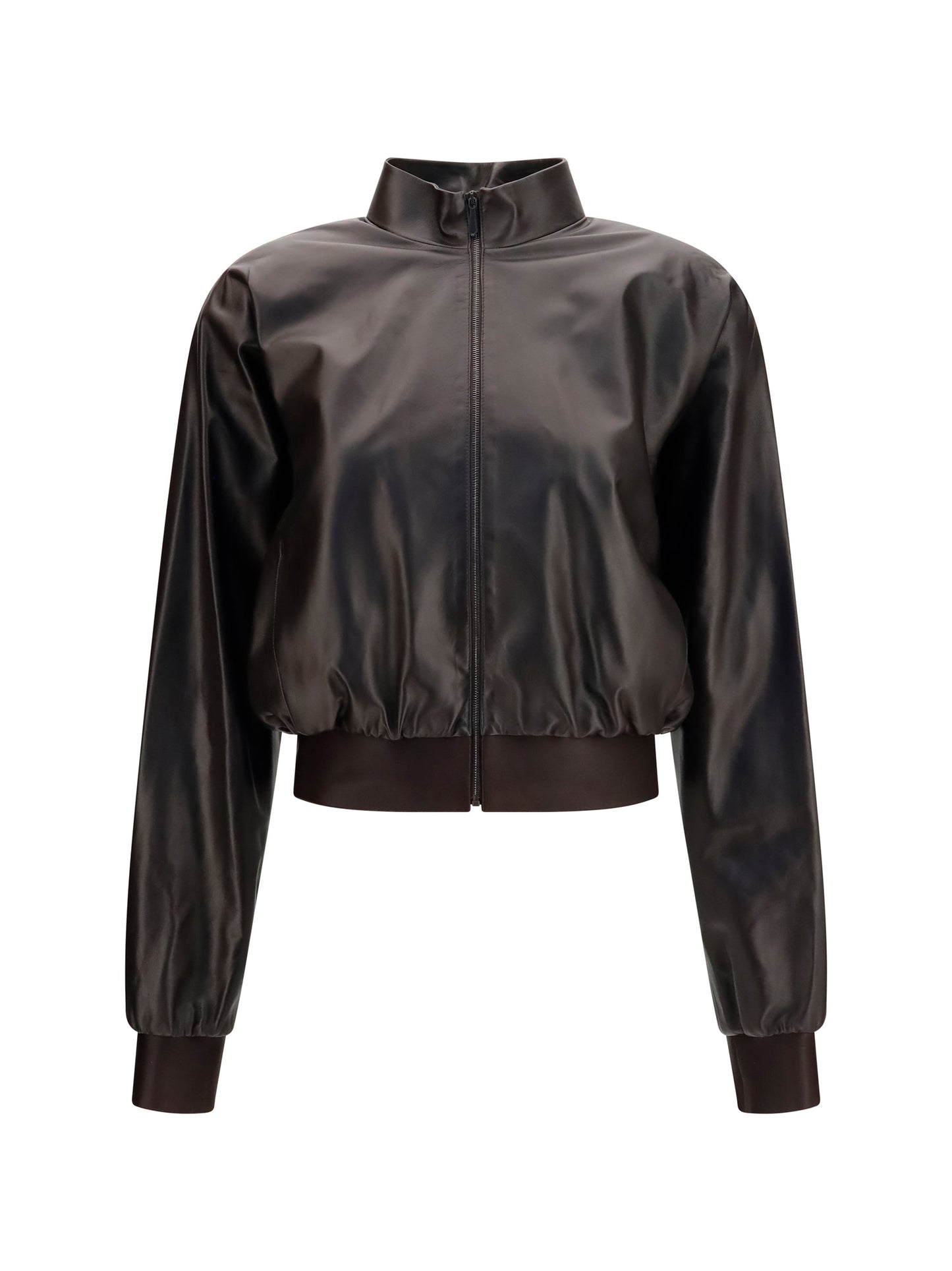 Gucci Women Soft Nappa Bomber Jacket