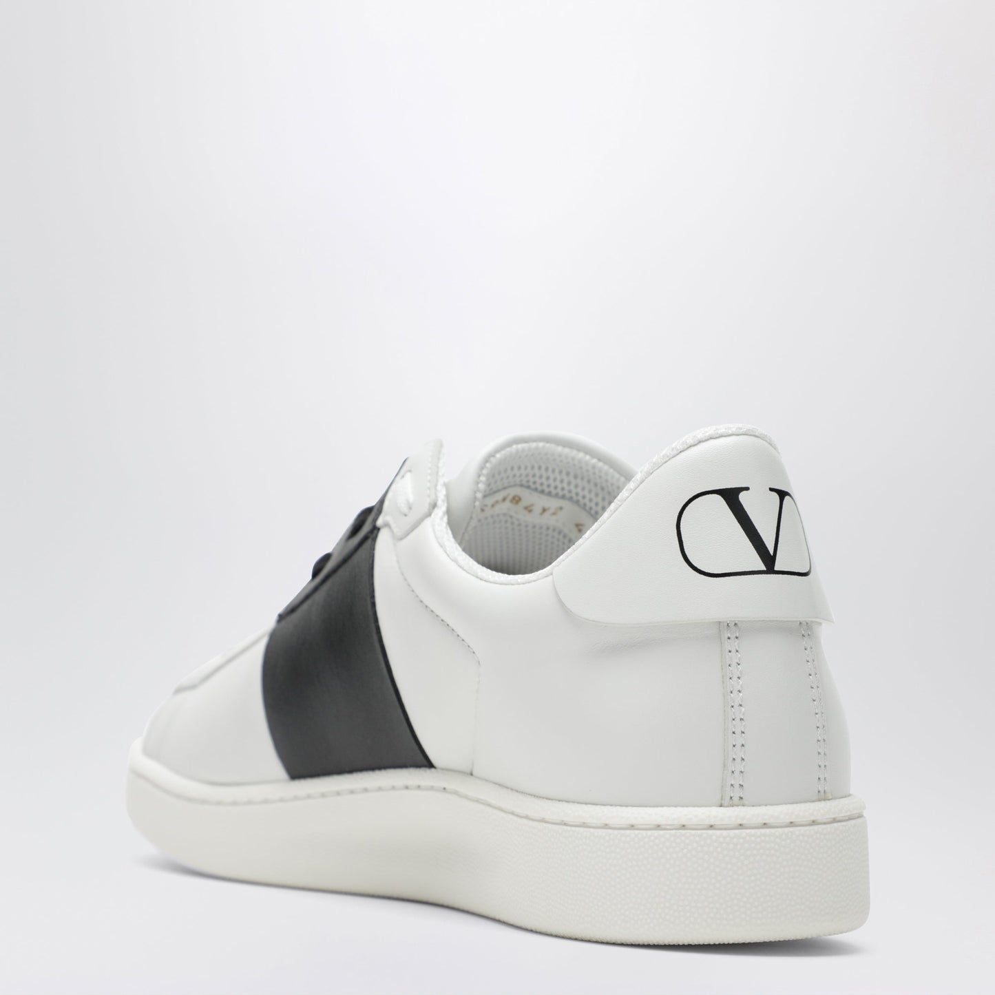 Valentino Garavani Open Royco Nappa Calfskin Sneakers In White/Black Men