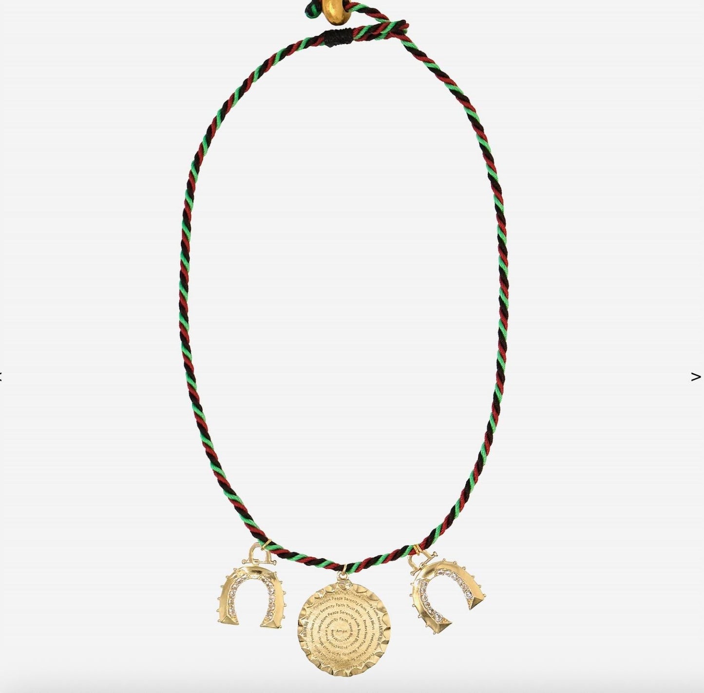Women's Medal Necklace In Gold