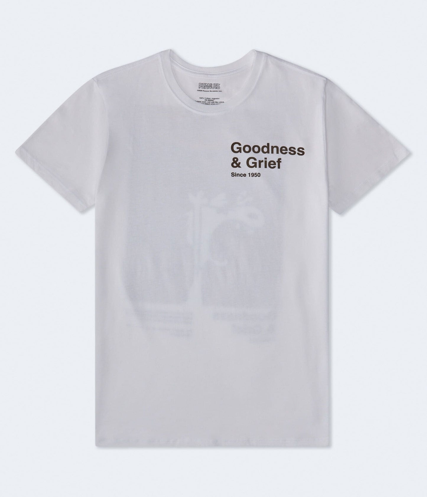 Aeropostale Snoopy The Scream Relaxed Graphic Tee