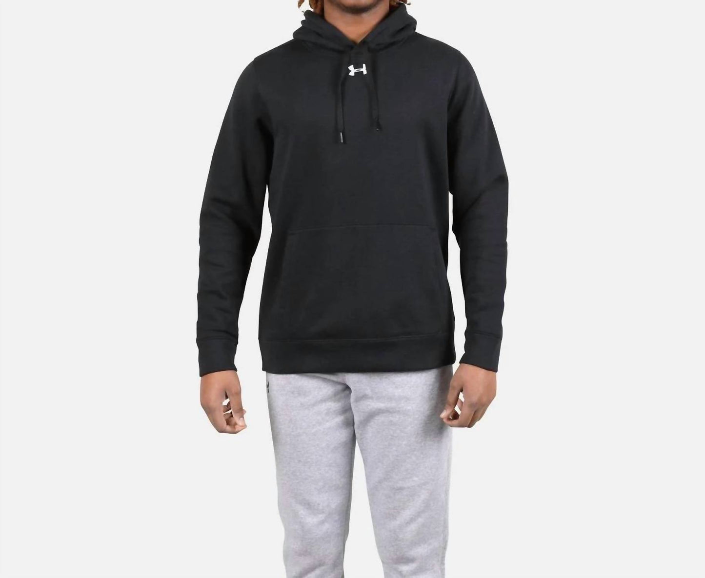 Hustle Fleece Hoodie In Black