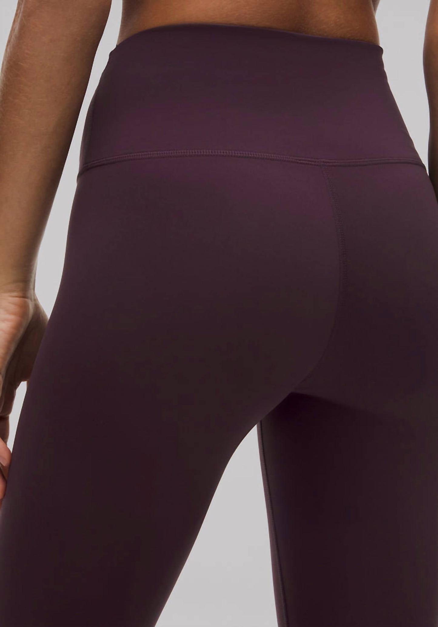 Wunder Train High Rise Tight 28" Leggings In Black Plum