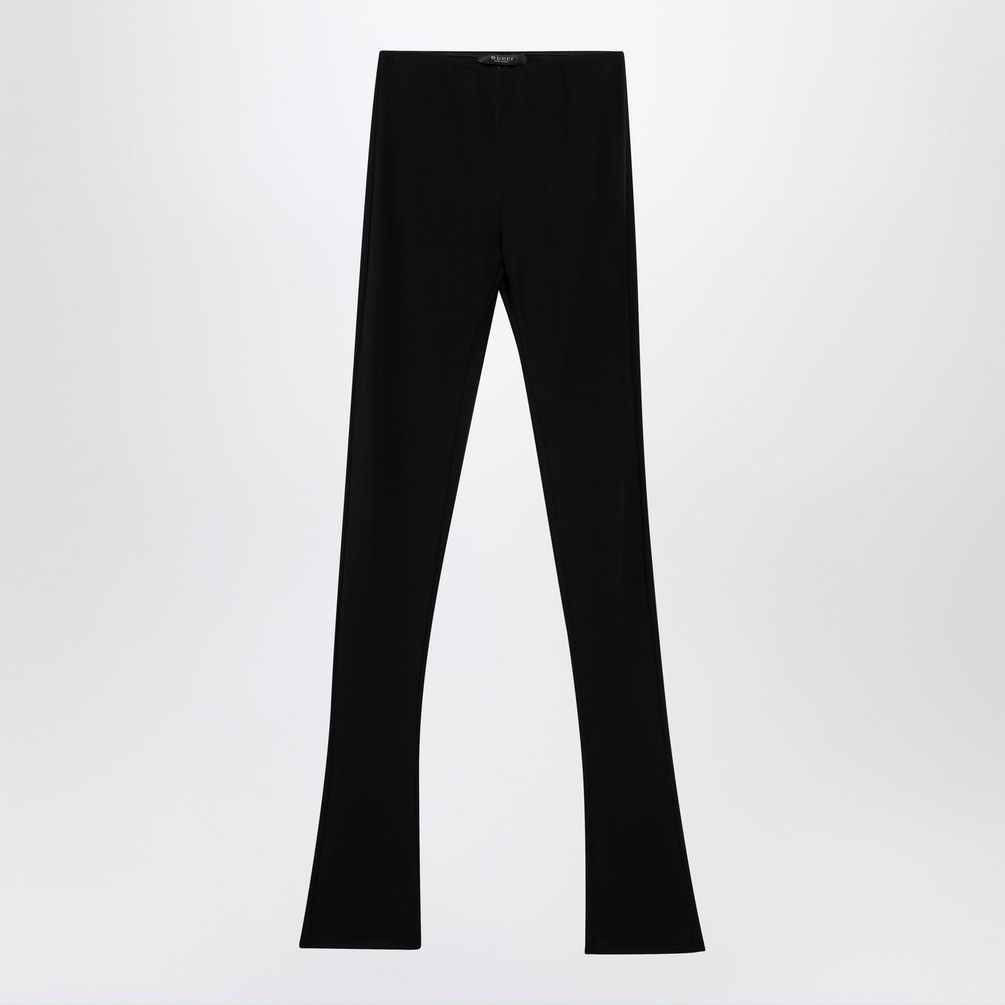 Gucci Black Trousers In Viscose Crãªpe Jersey Women